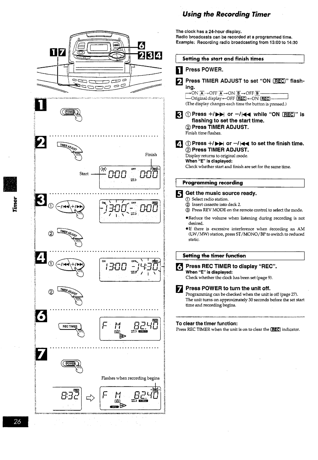 Panasonic RX-ED77 manual 