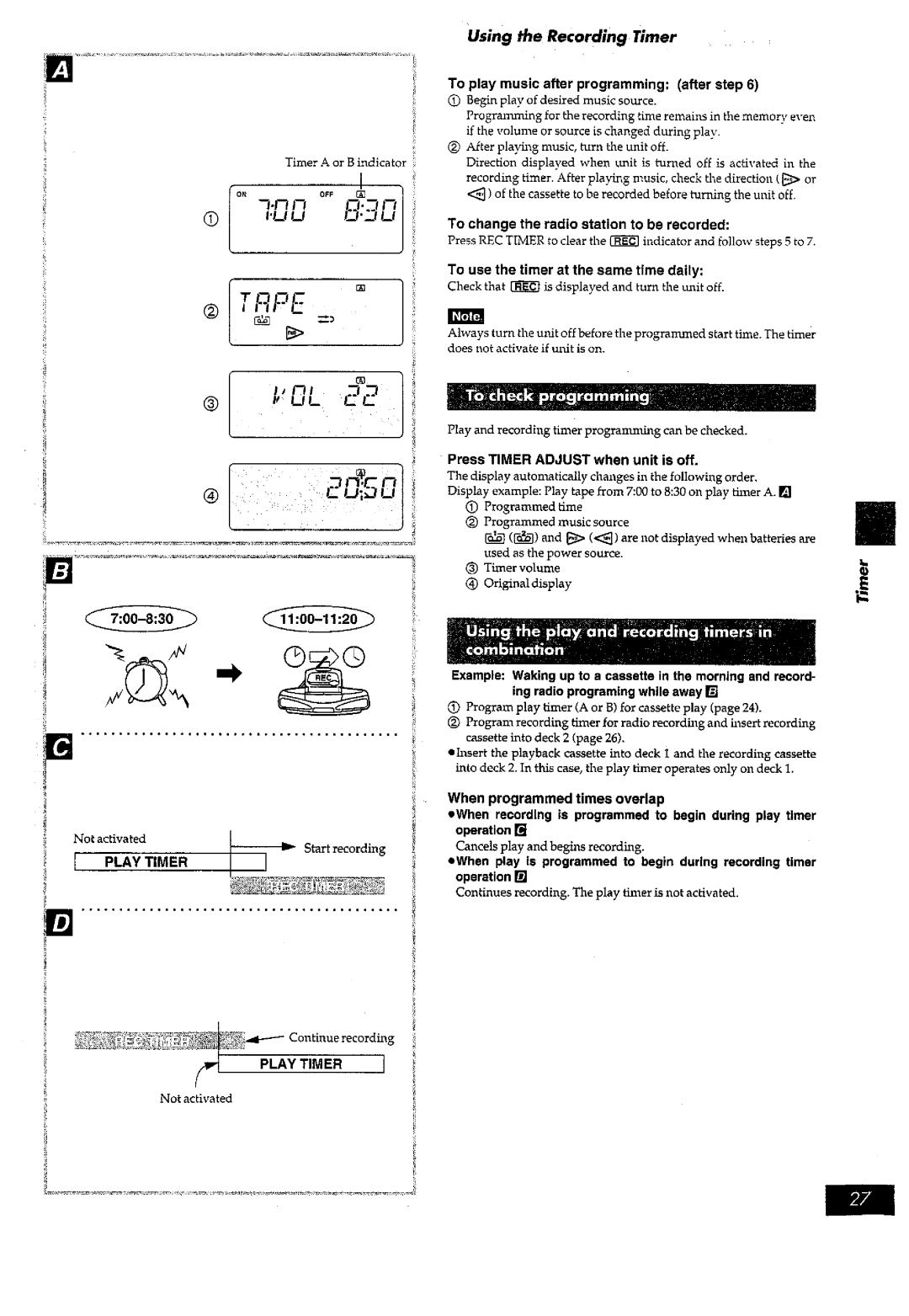 Panasonic RX-ED77 manual 