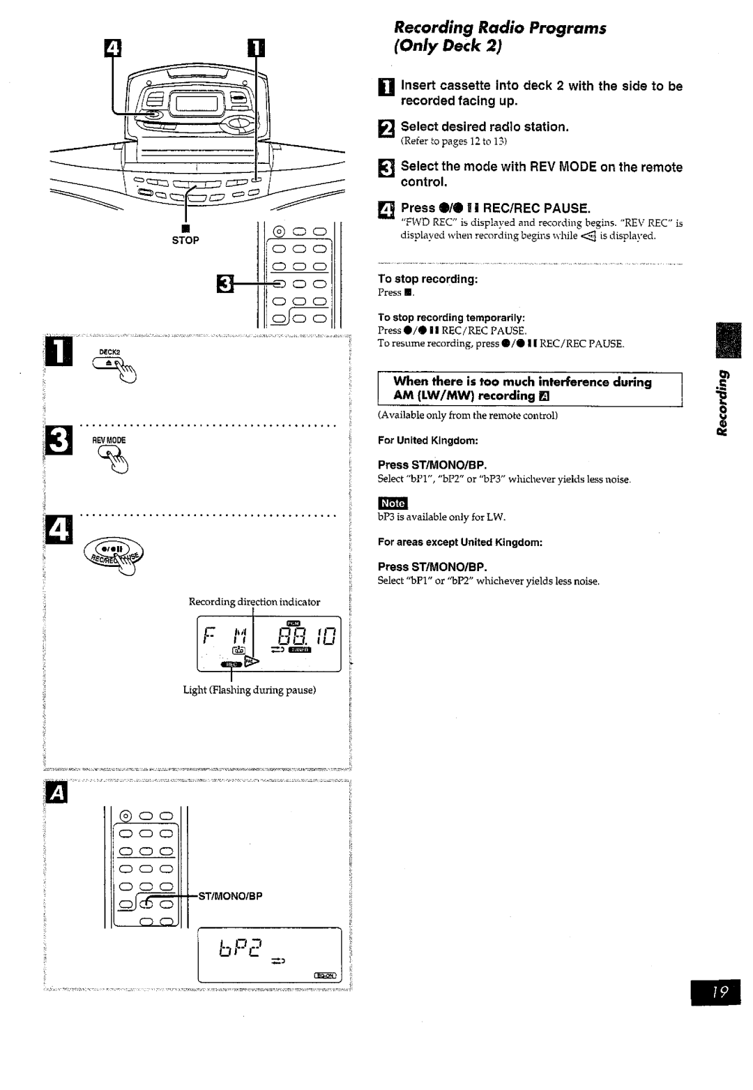 Panasonic RX-ED77 manual 