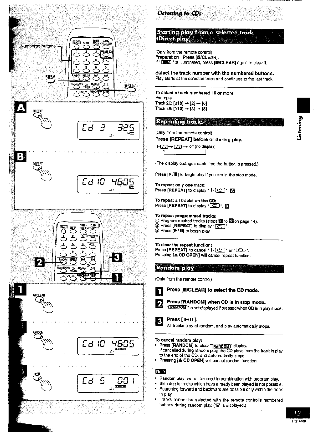 Panasonic RX-ES30 manual 