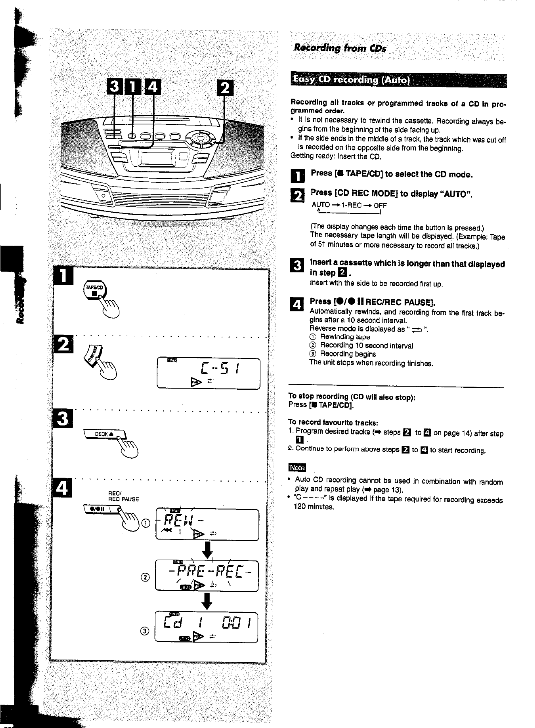 Panasonic RX-ES30 manual 