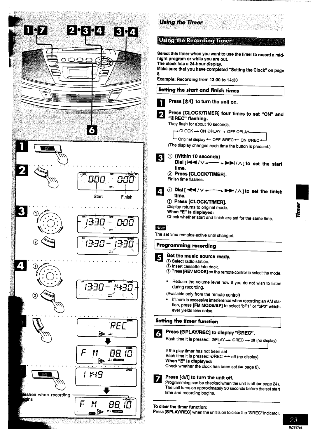 Panasonic RX-ES30 manual 