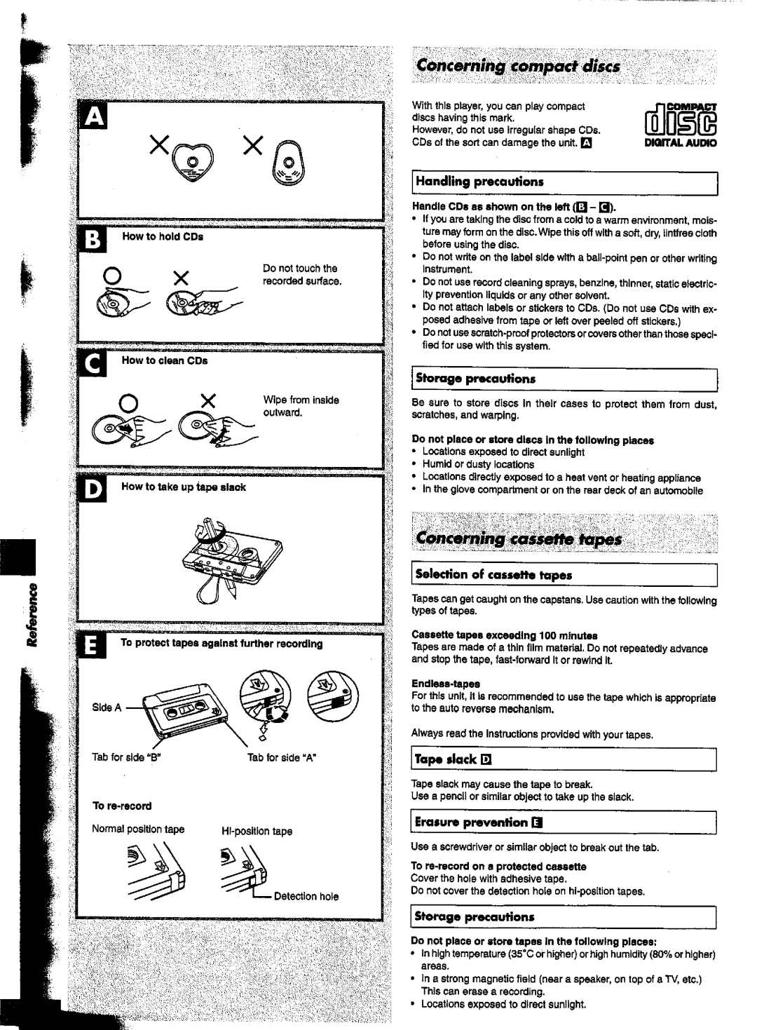 Panasonic RX-ES30 manual 