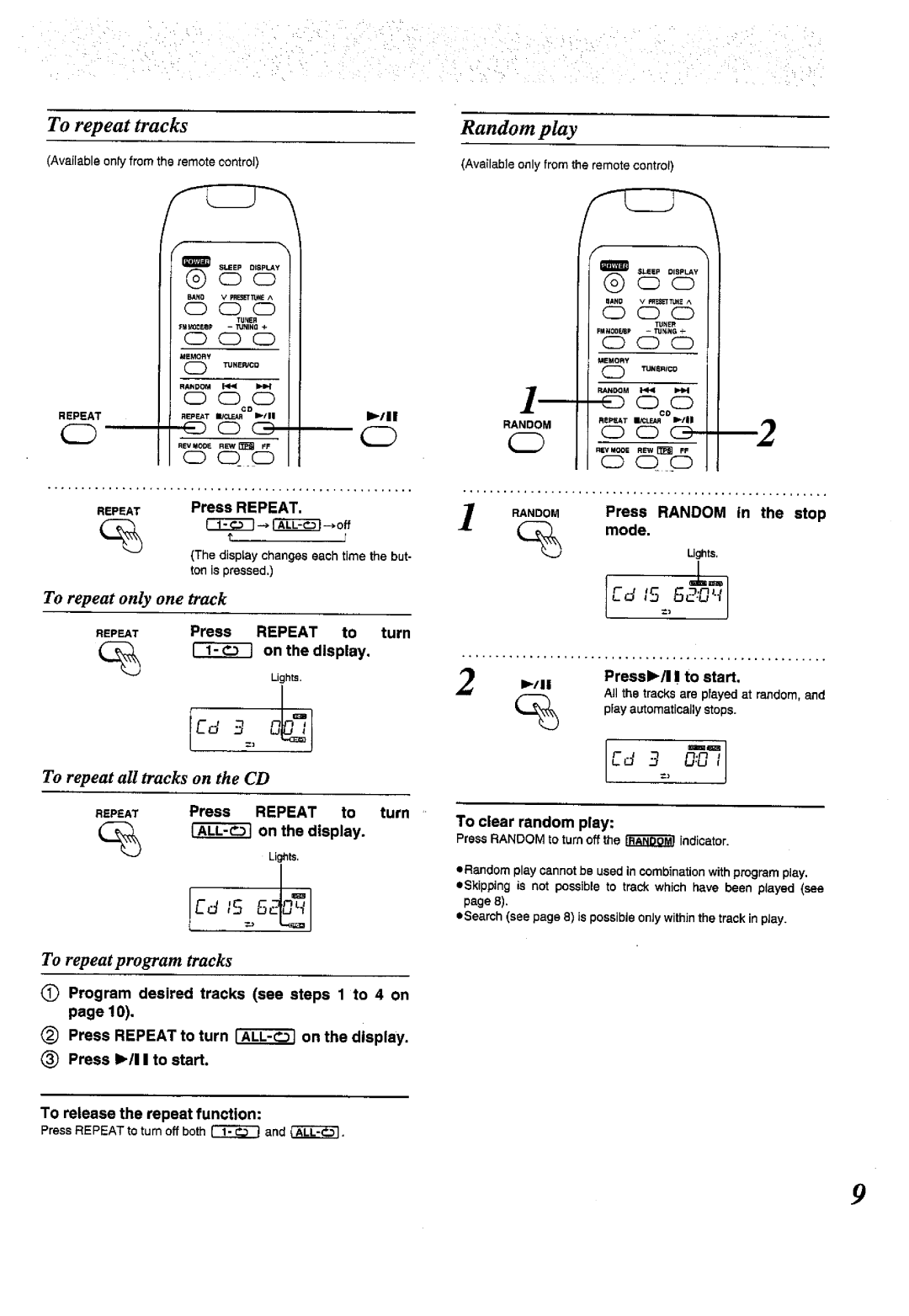 Panasonic RX-ES50 manual 