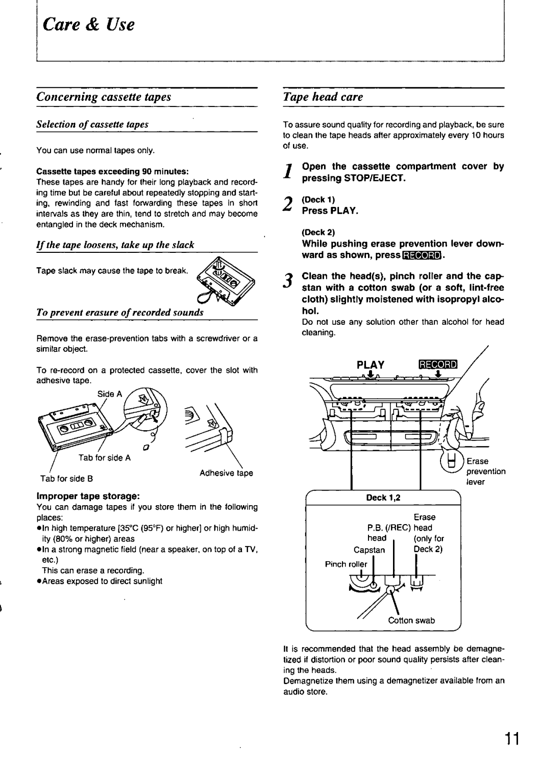 Panasonic RQT2300-P, RX-FT530 manual 