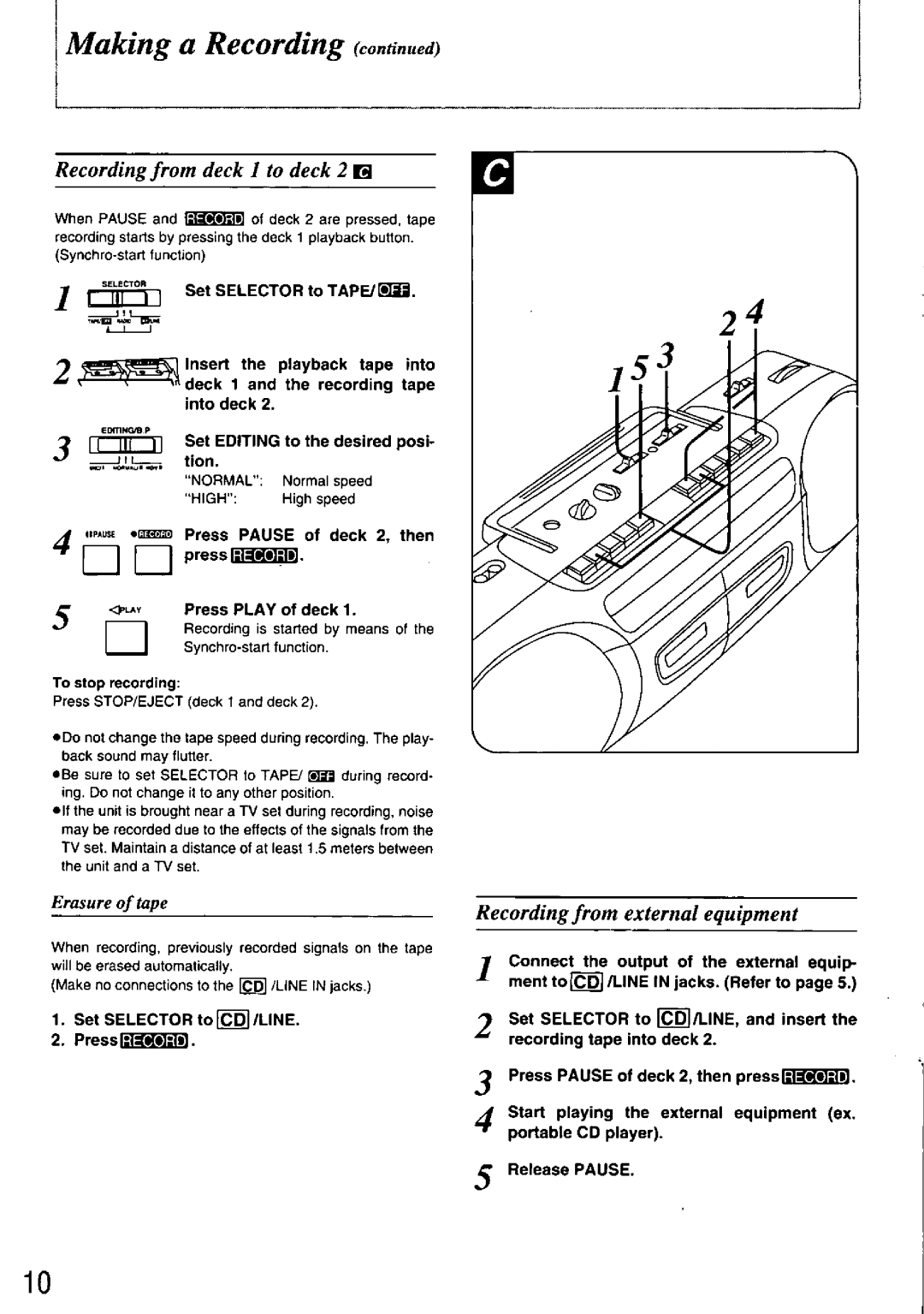 Panasonic RX-FT530, RQT2300-P manual 