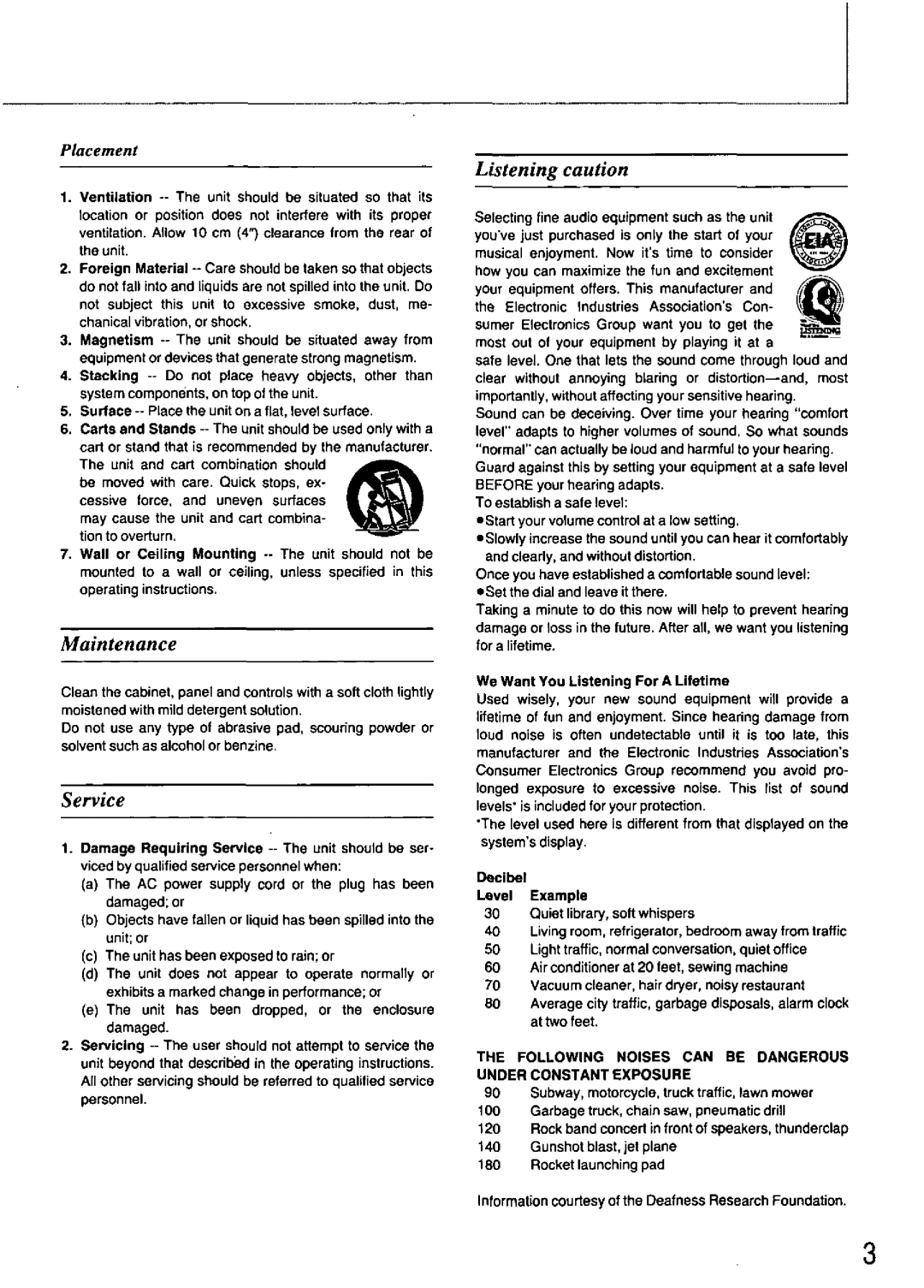 Panasonic RQT2300-P, RX-FT530 manual 
