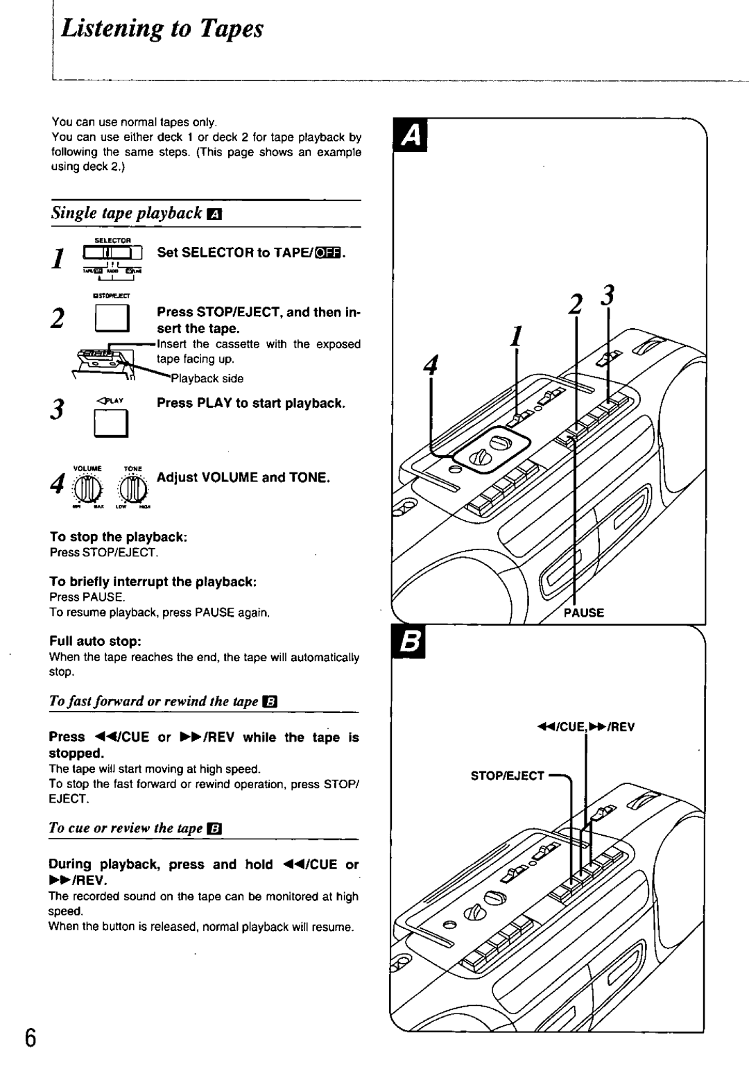 Panasonic RX-FT530, RQT2300-P manual 