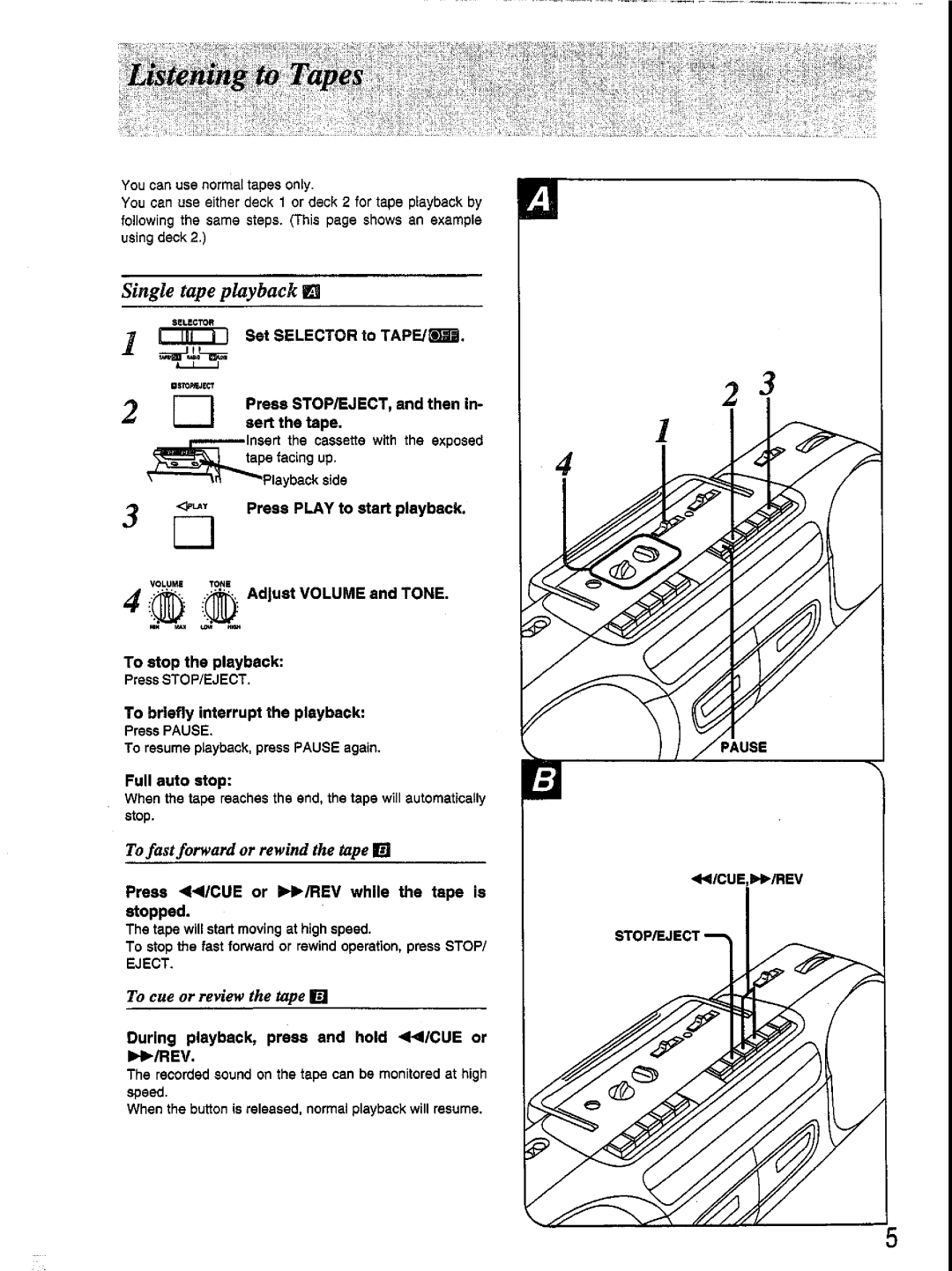 Panasonic RX-FT530 manual 