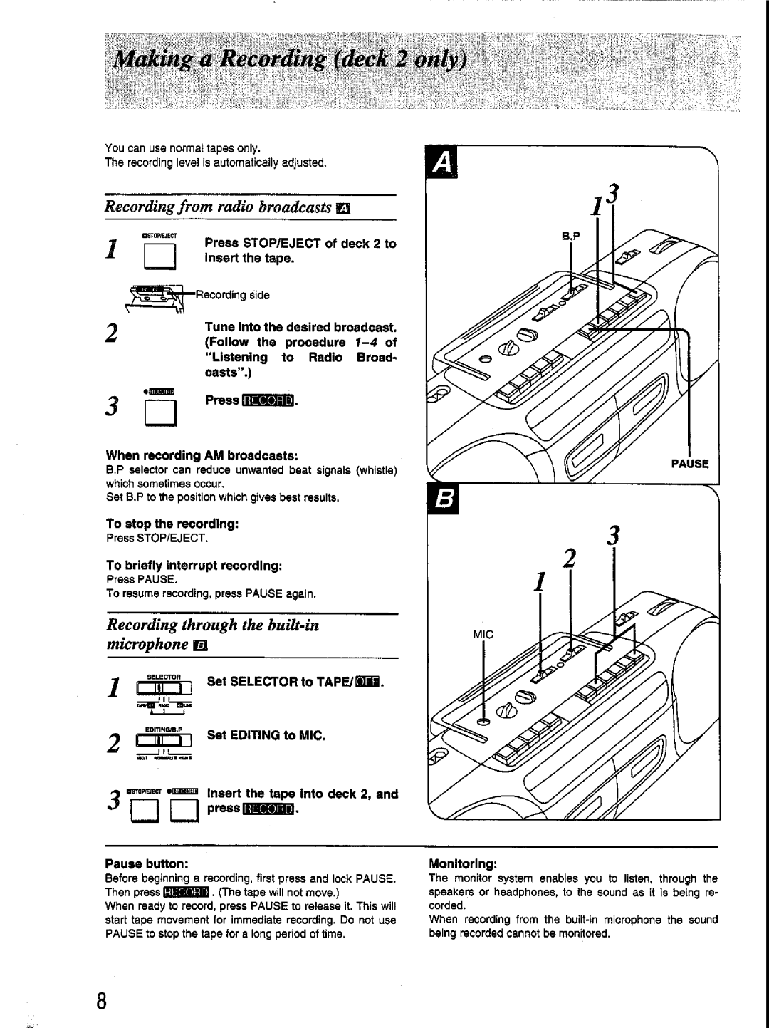 Panasonic RX-FT530 manual 