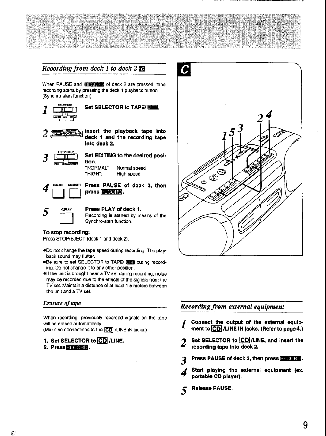 Panasonic RX-FT530 manual 