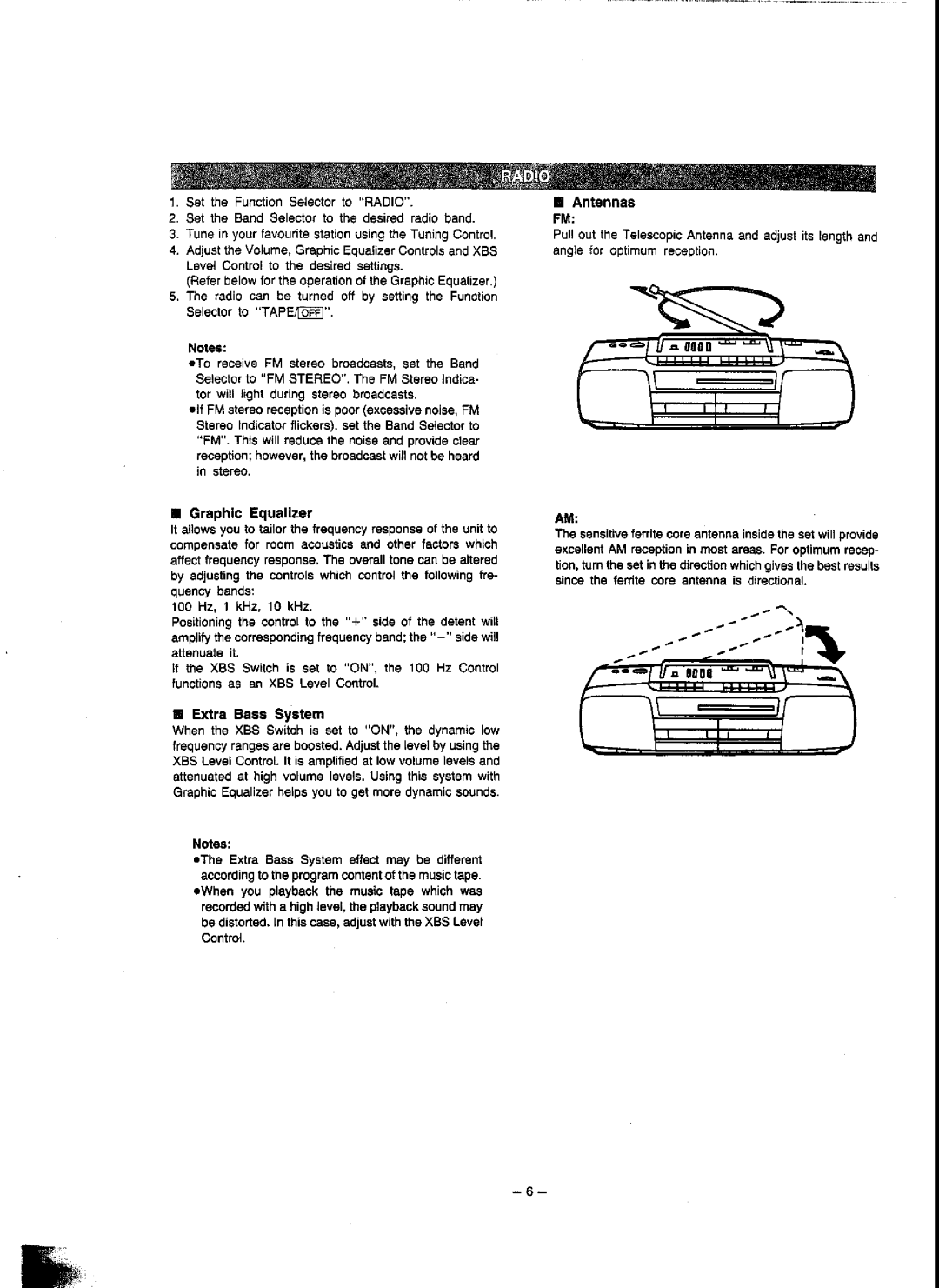Panasonic RX-FT560 manual 