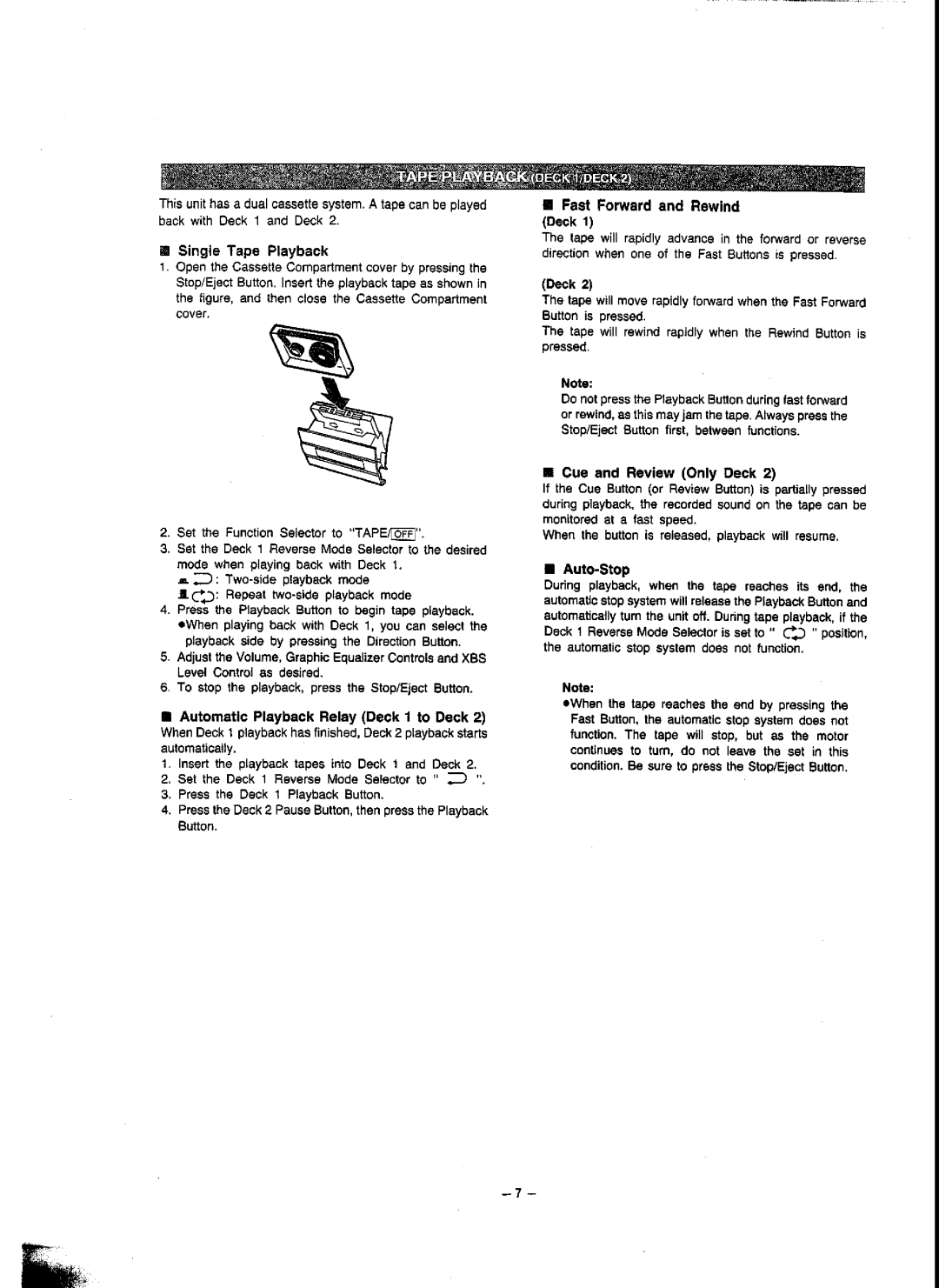 Panasonic RX-FT560 manual 