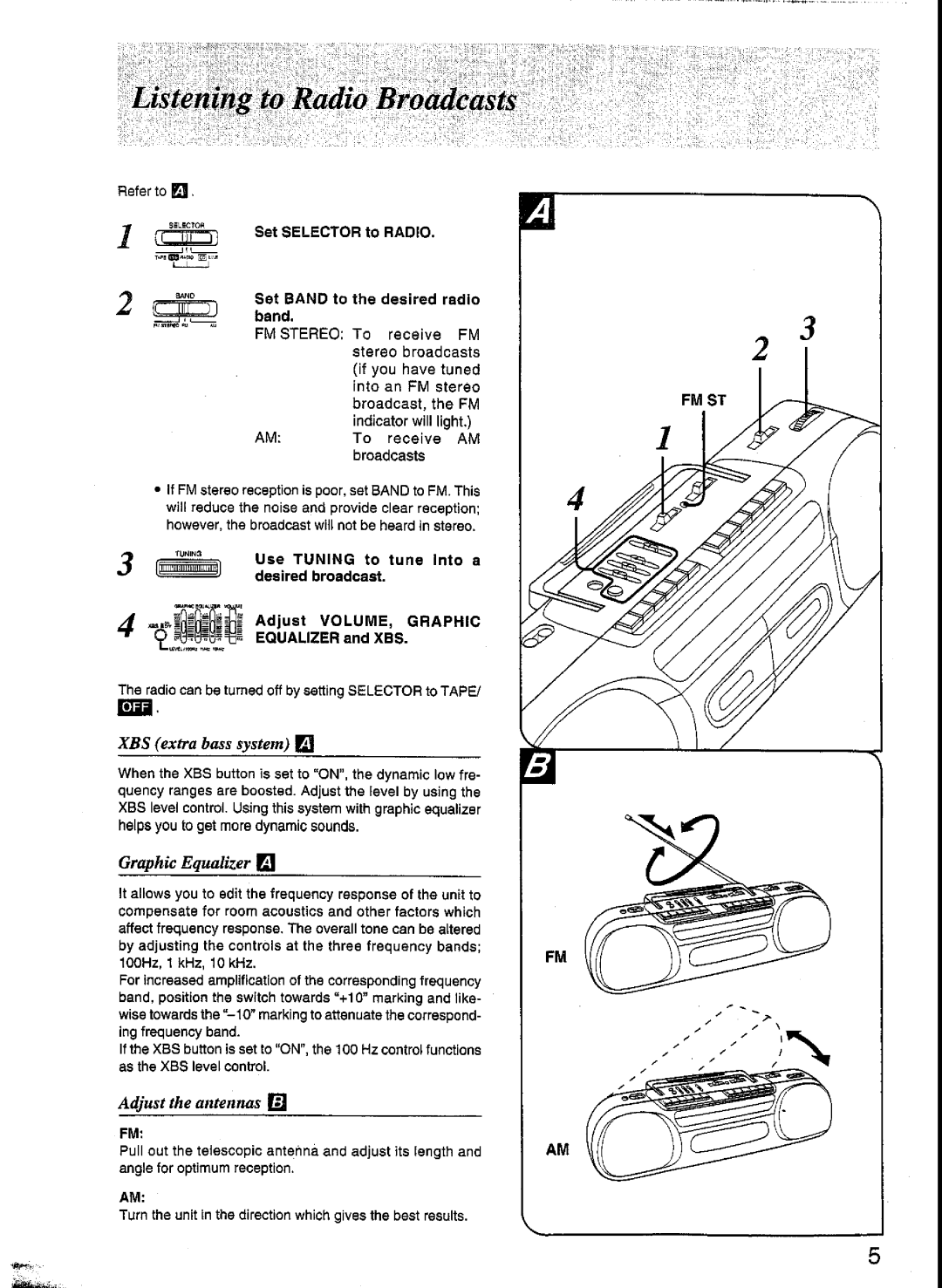 Panasonic RX-FT570 manual 