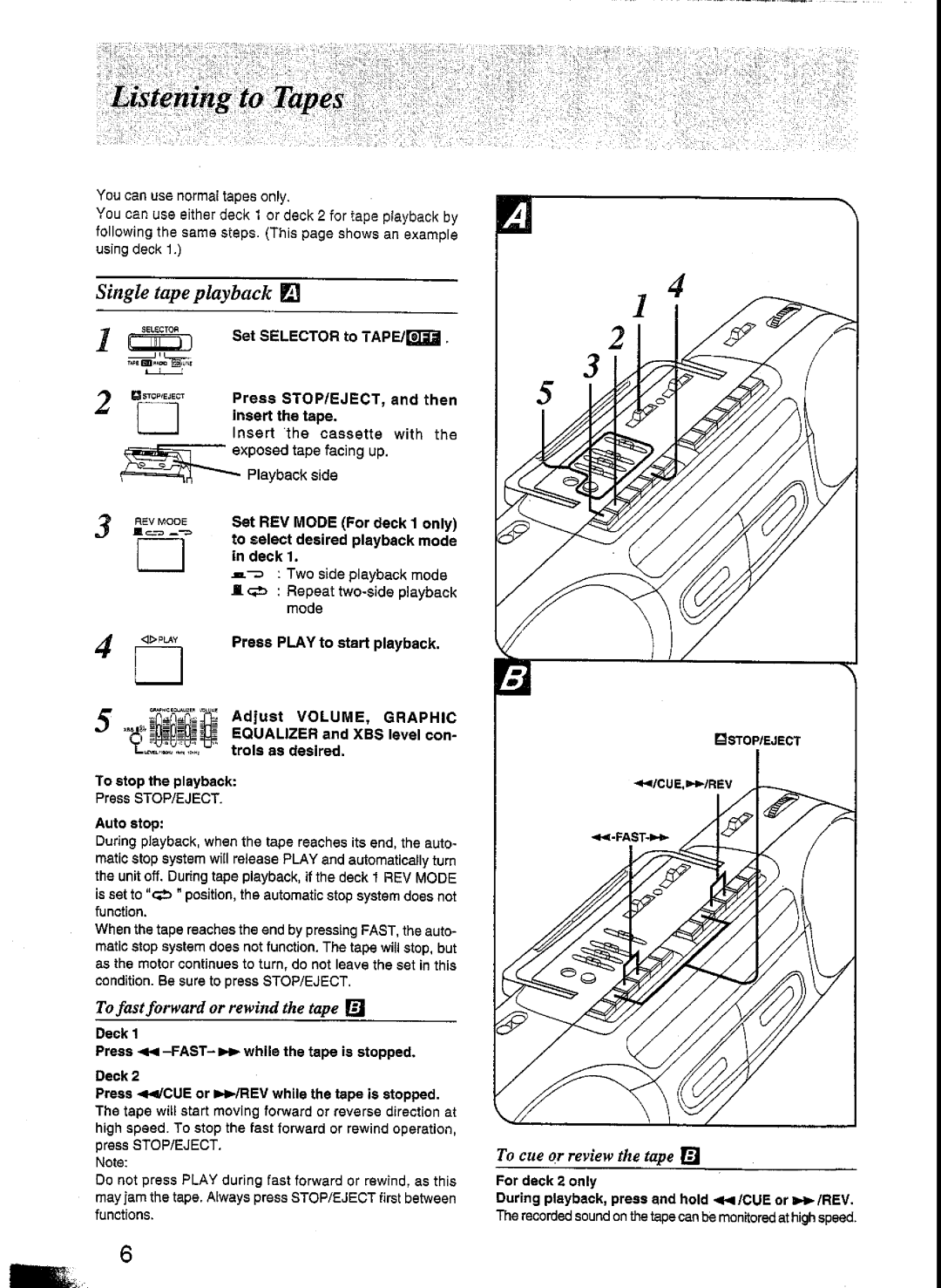 Panasonic RX-FT570 manual 