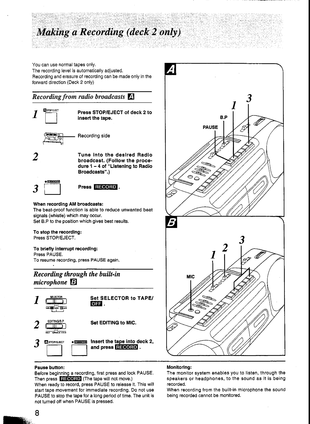 Panasonic RX-FT570 manual 