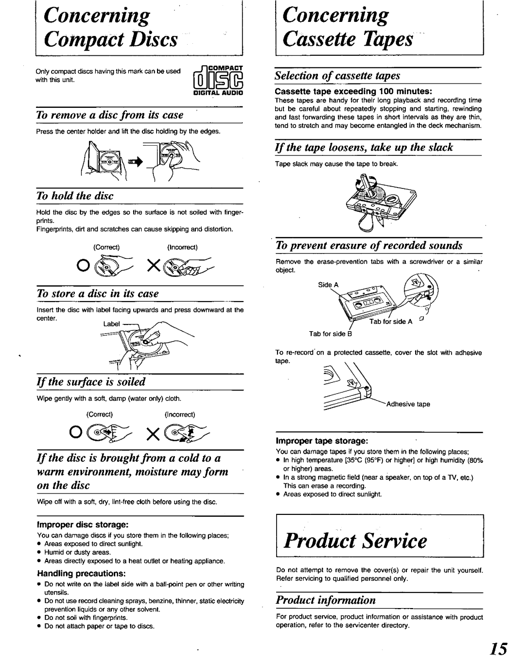 Panasonic RXDS22 manual 