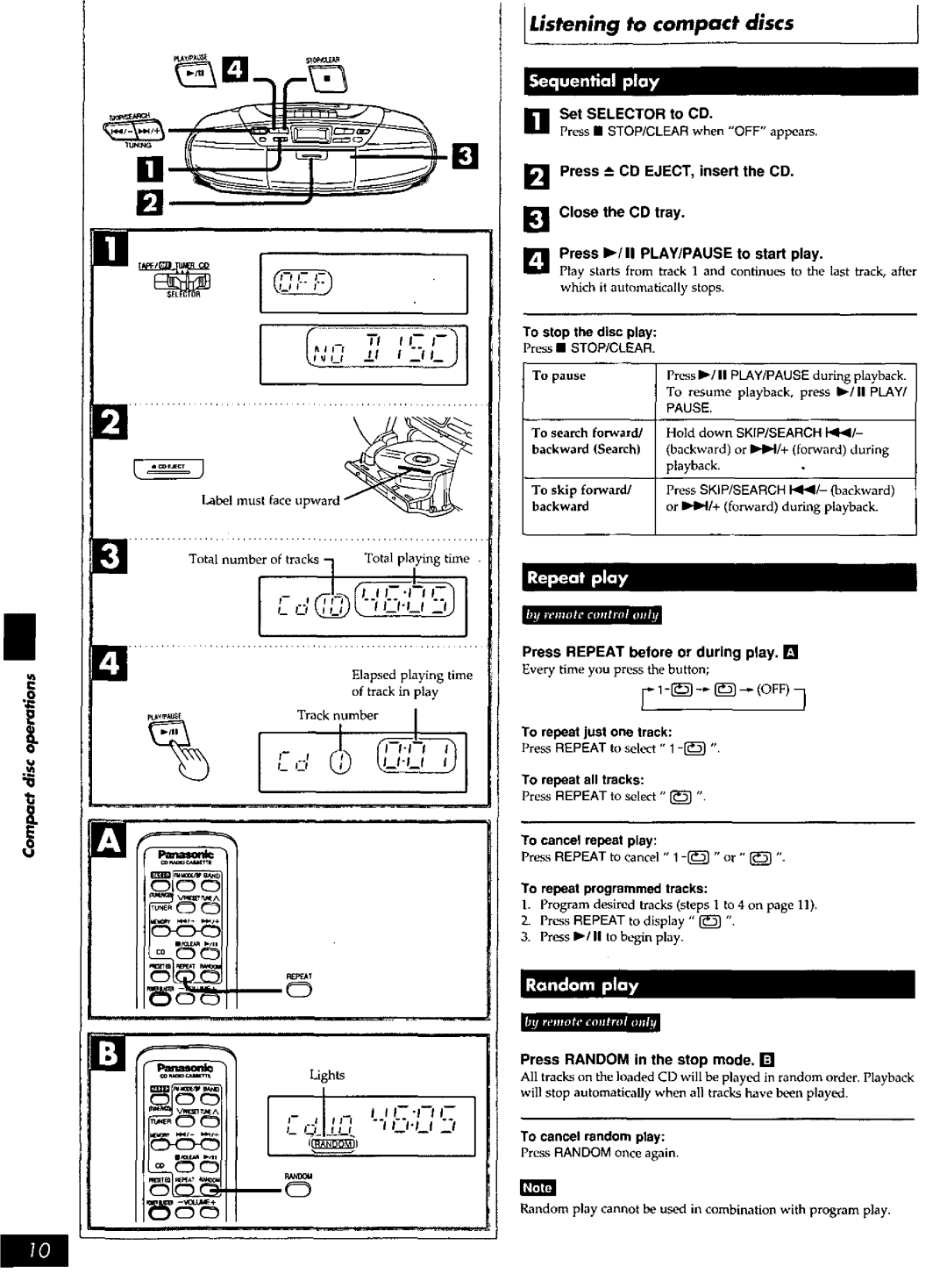 Panasonic RXDS27 manual 