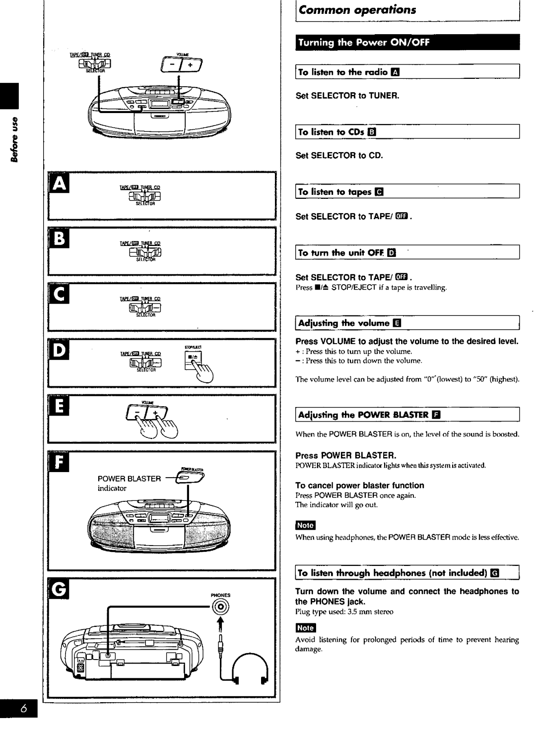 Panasonic RXDS27 manual 