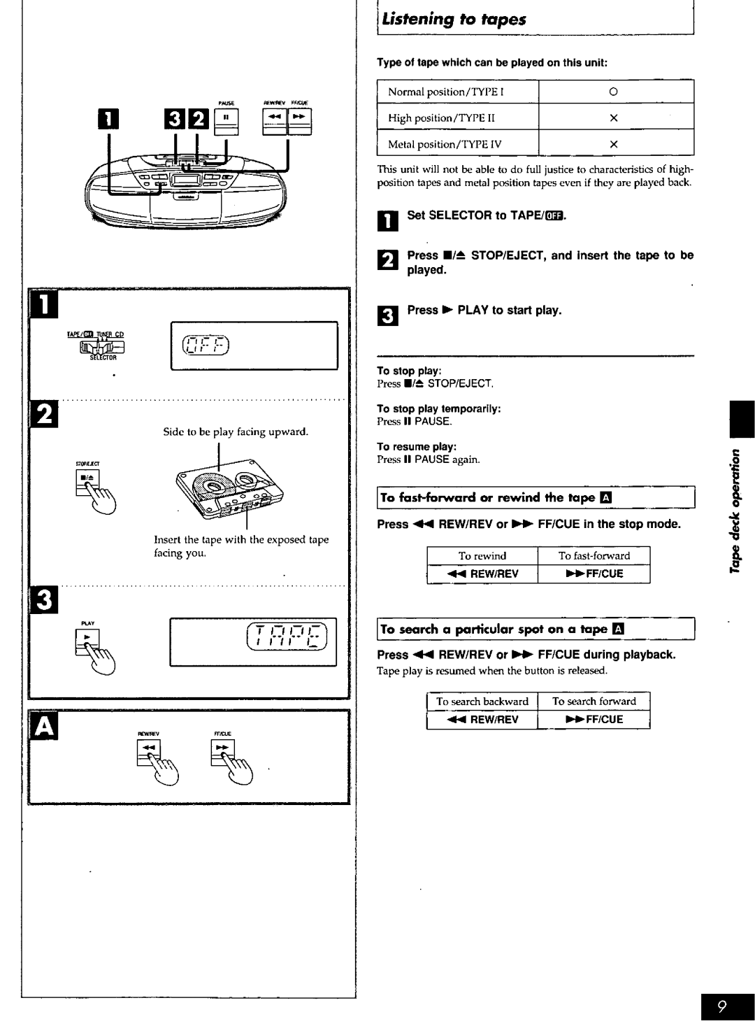 Panasonic RXDS27 manual 