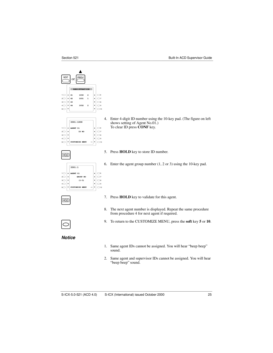 Panasonic S-ICX technical manual Registration 