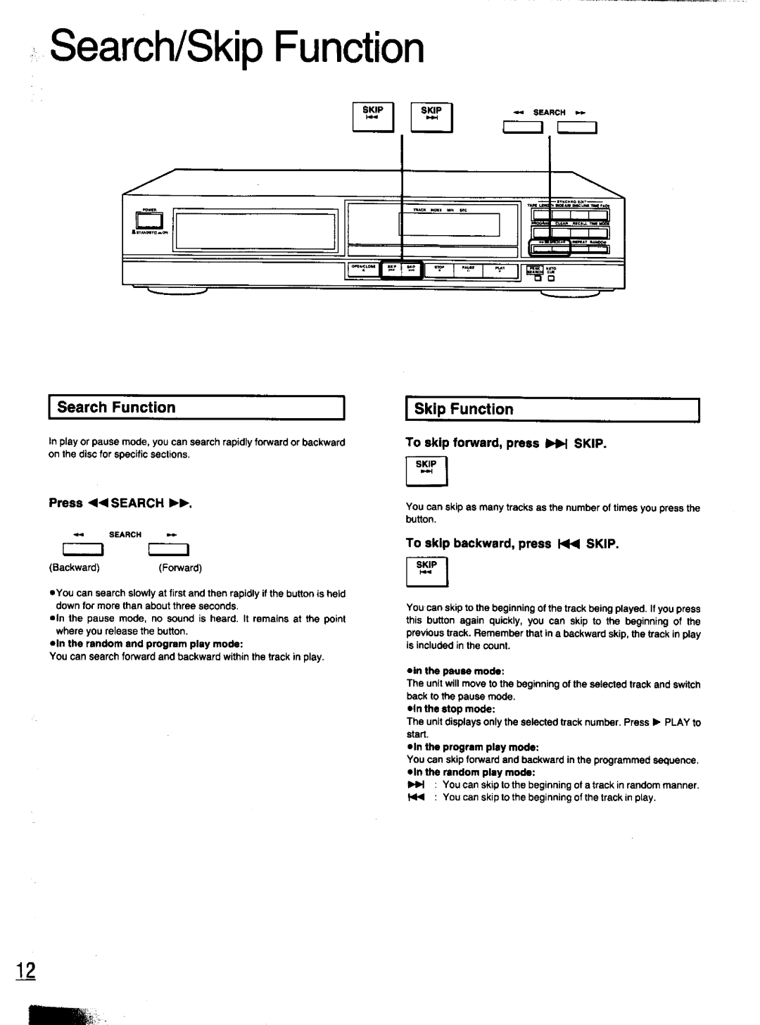 Panasonic S-PG340 manual 