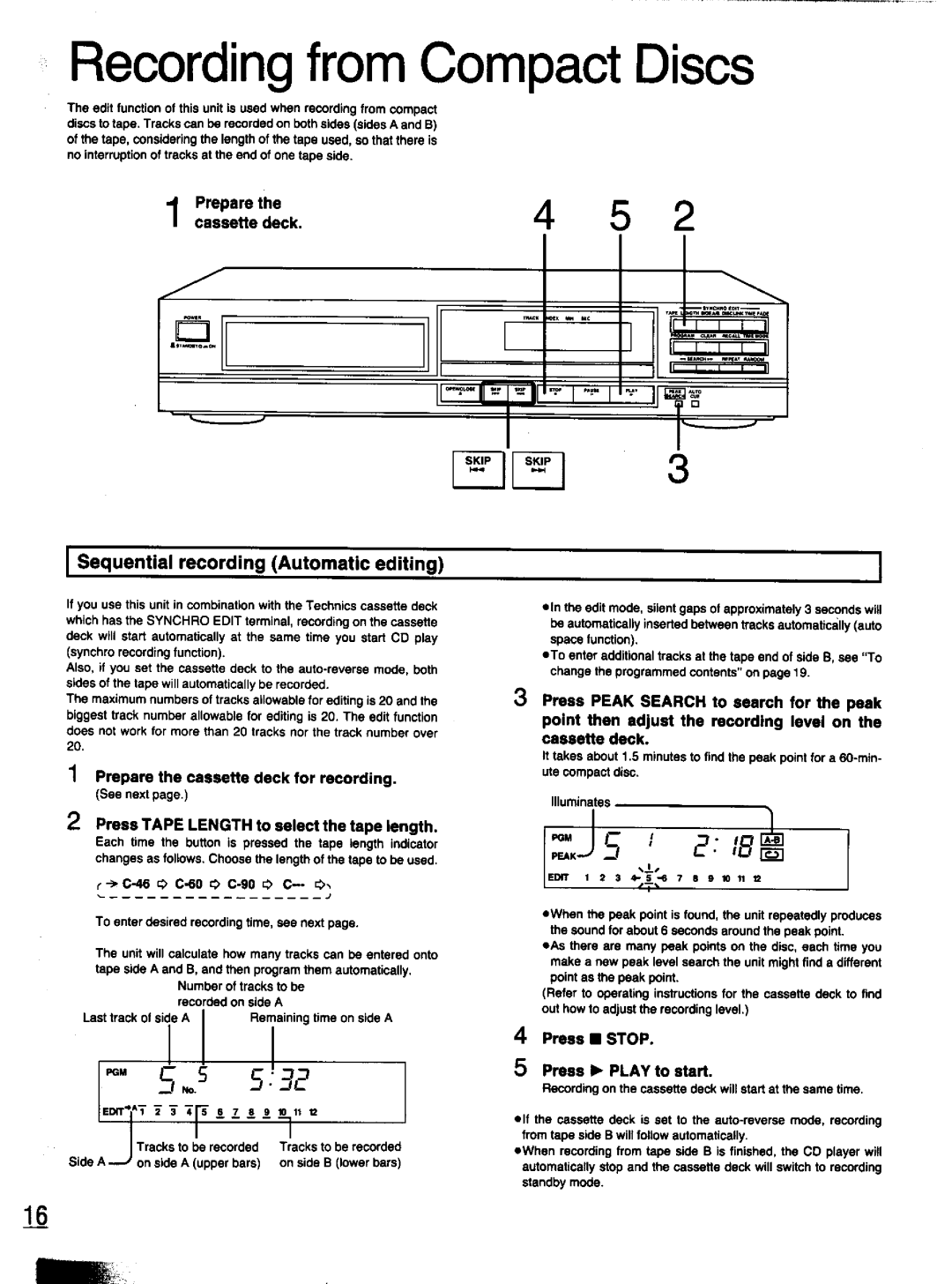 Panasonic S-PG340 manual 