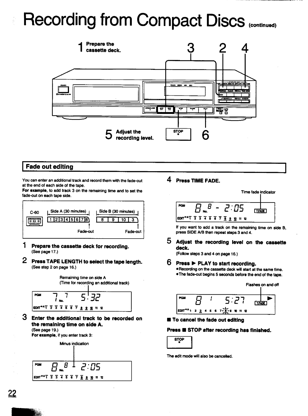 Panasonic S-PG340 manual 