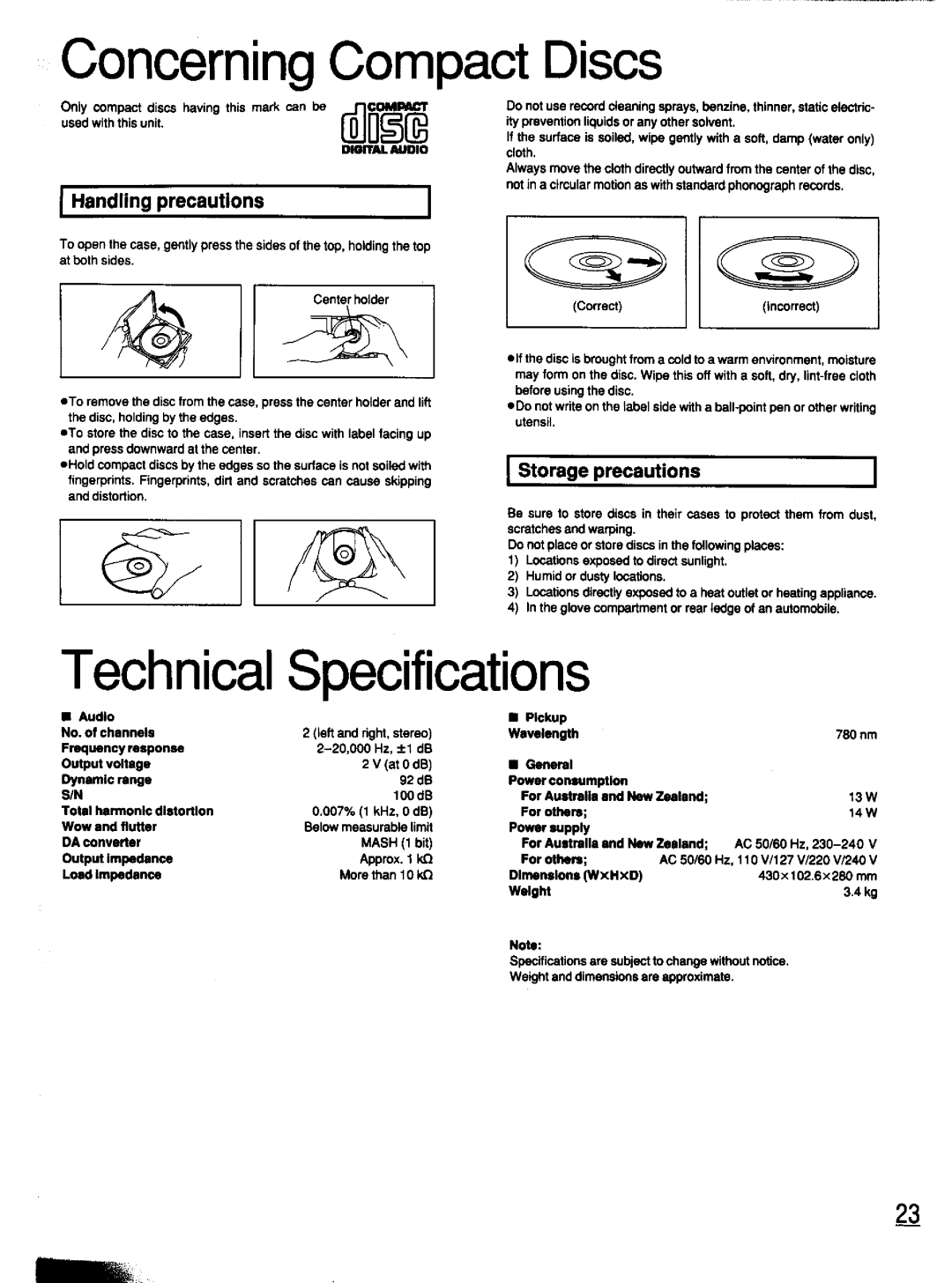 Panasonic S-PG340 manual 