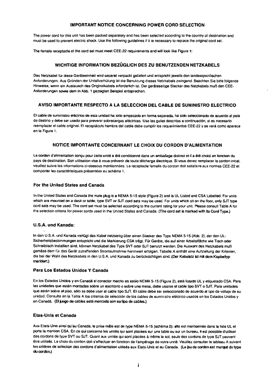 Panasonic S50 manual 