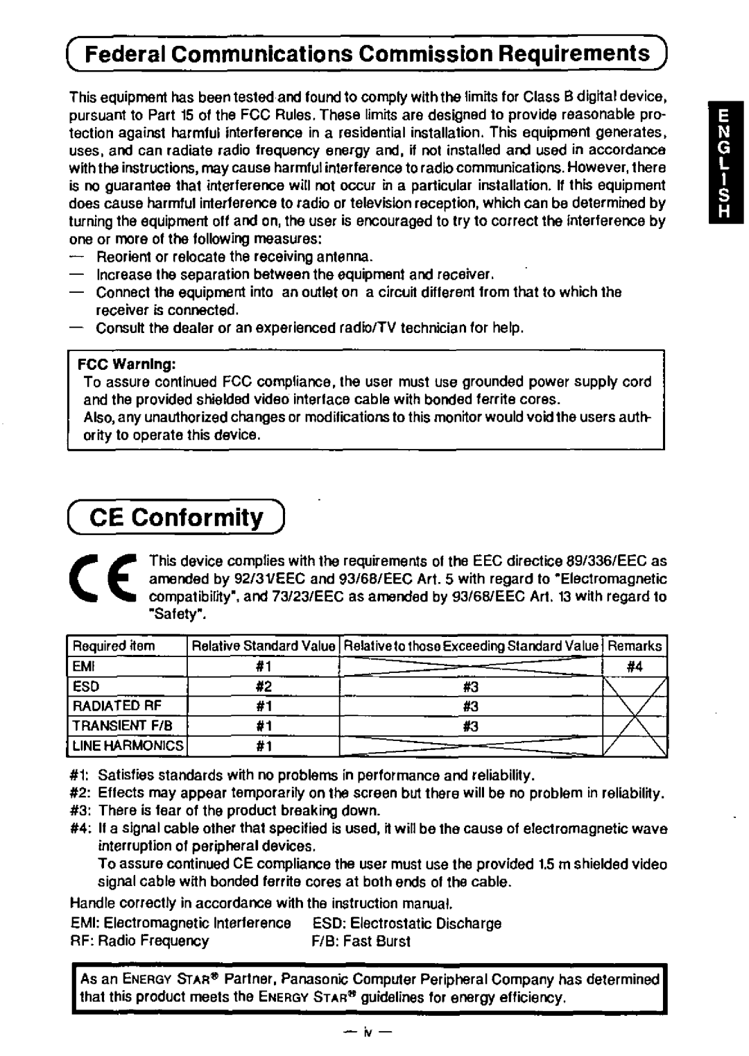 Panasonic S50 manual 