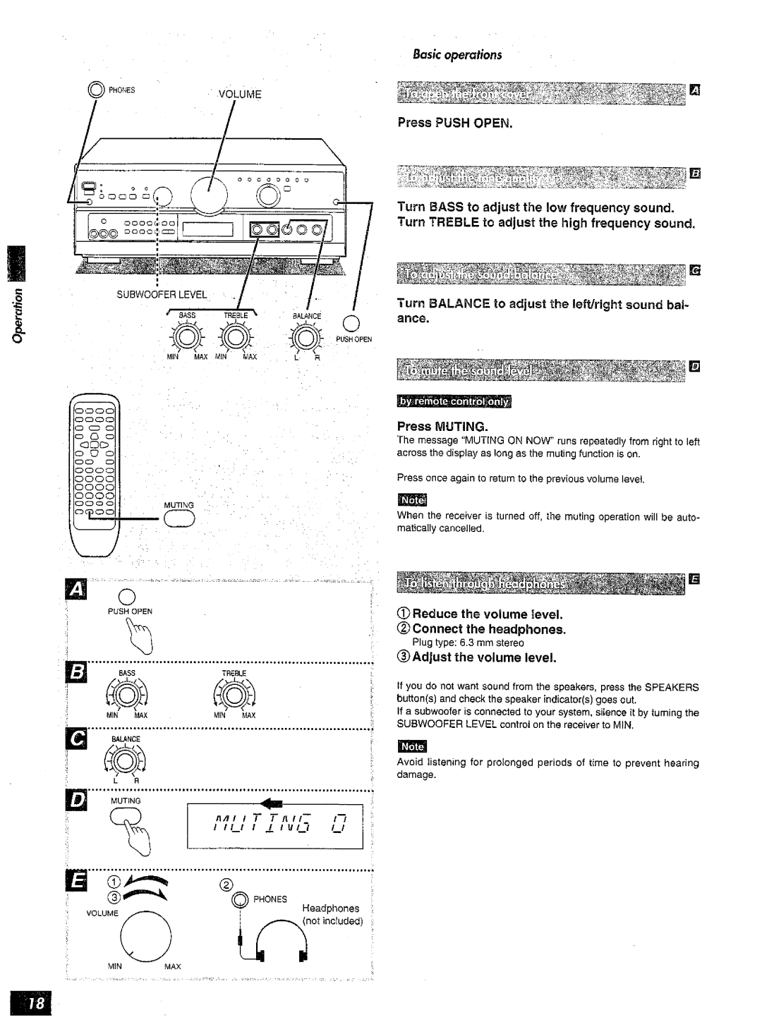 Panasonic SA-AX6 manual 