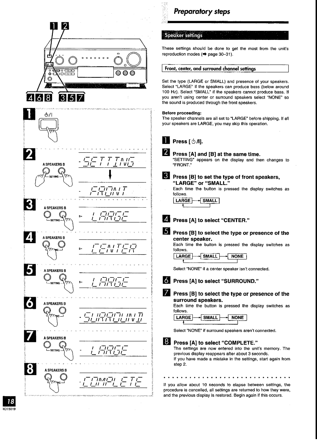 Panasonic SA-DX930 manual 