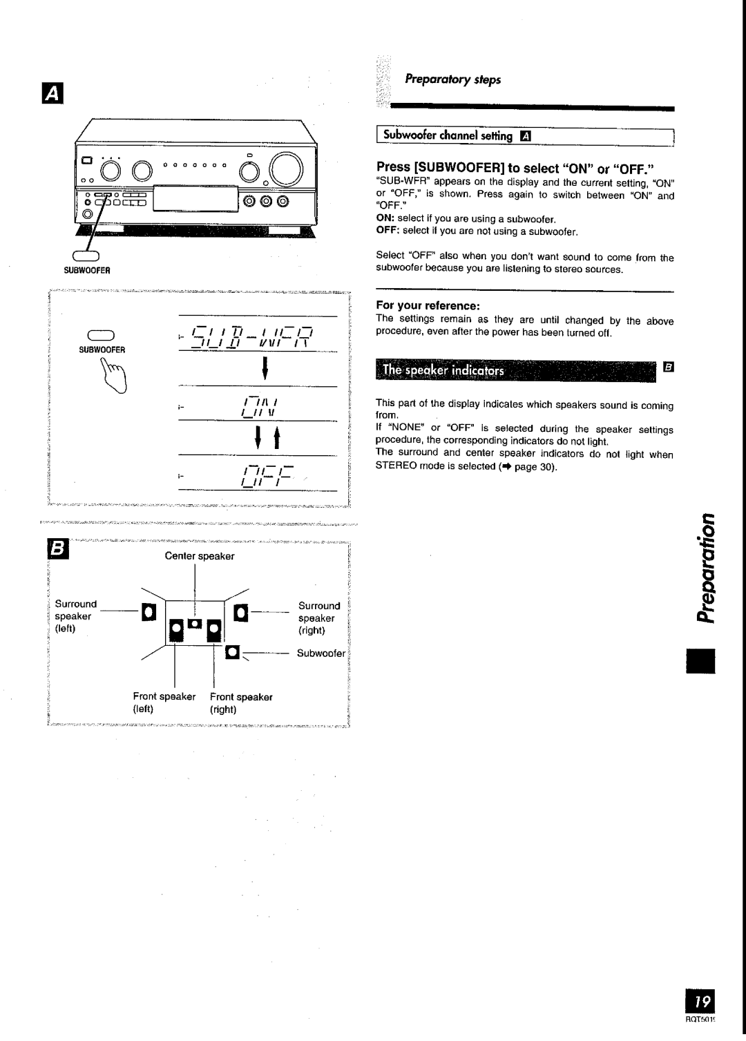 Panasonic SA-DX930 manual 