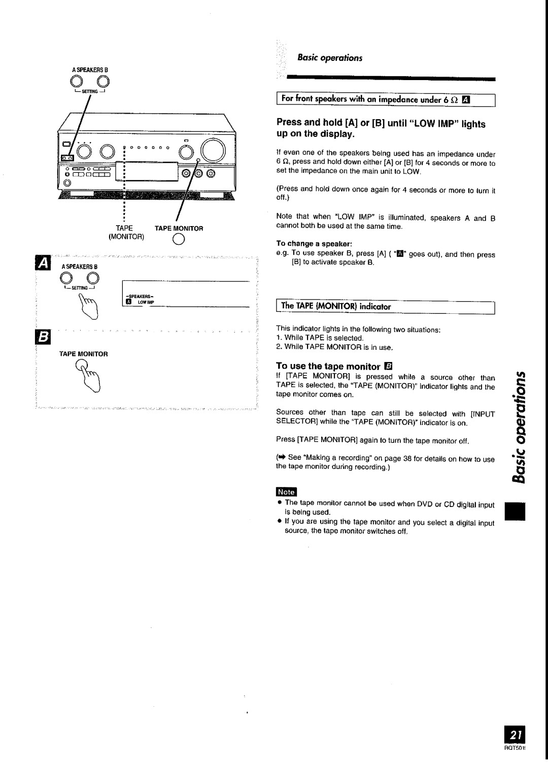 Panasonic SA-DX930 manual 