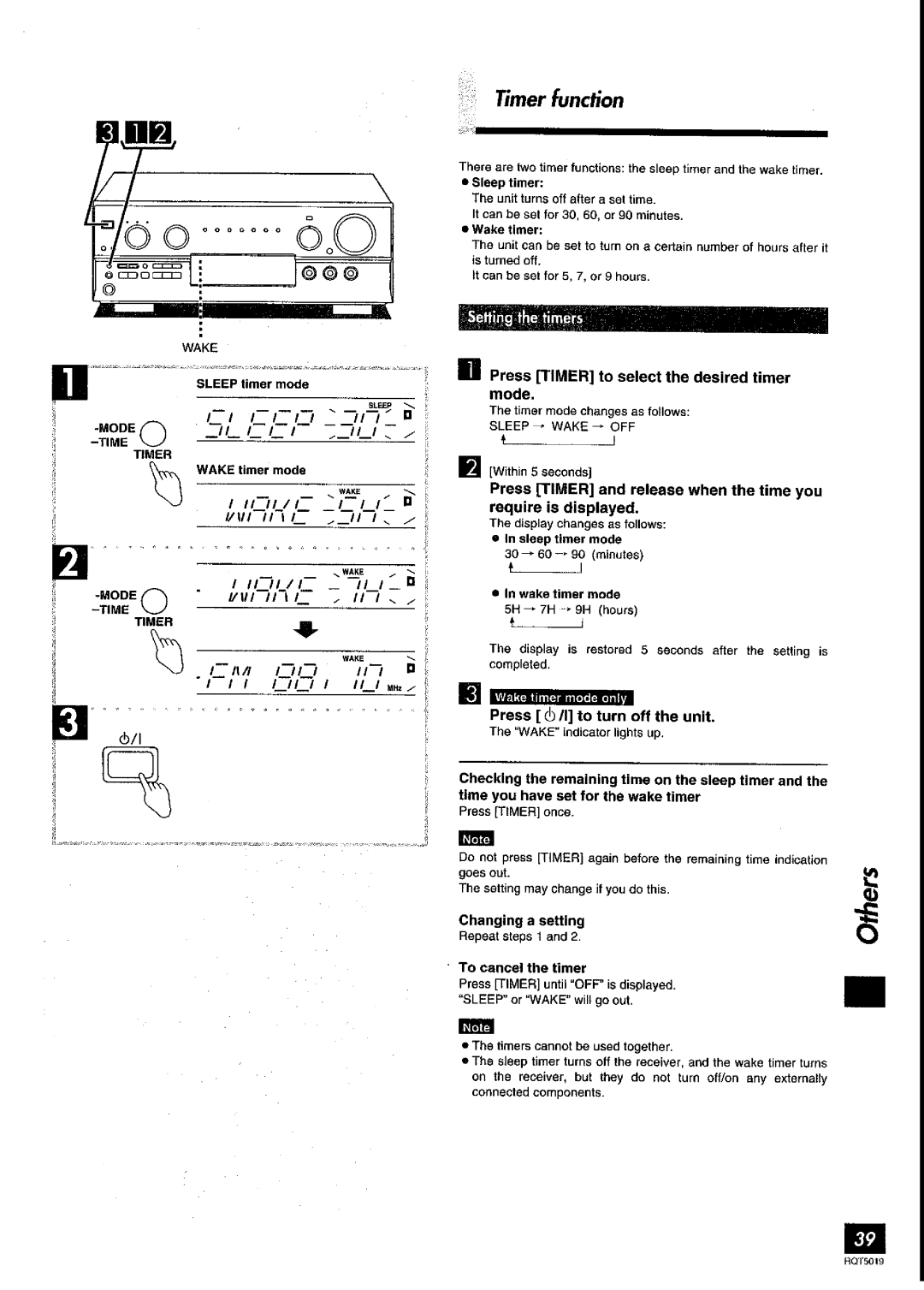 Panasonic SA-DX930 manual 