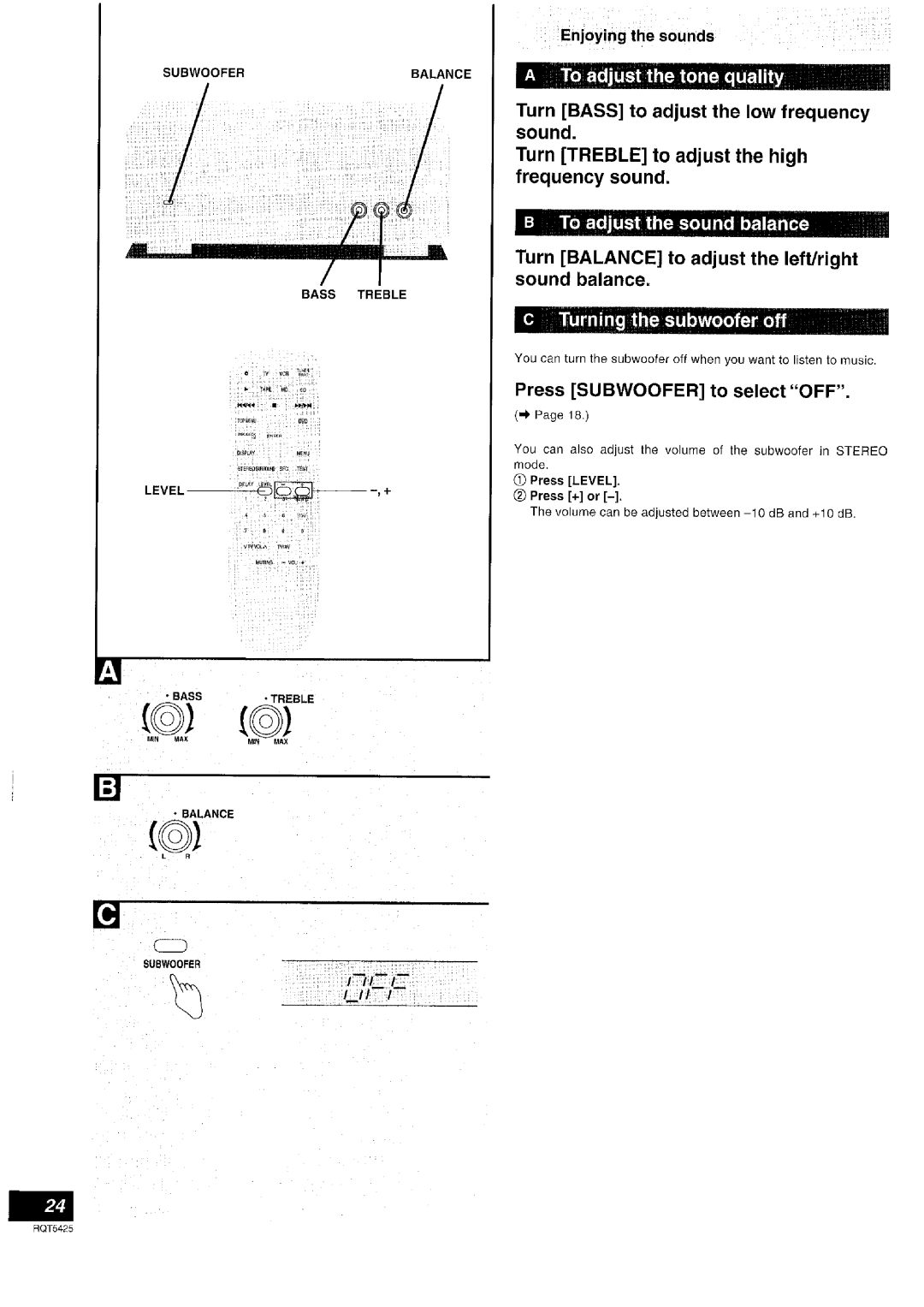 Panasonic SA-DX940 manual 