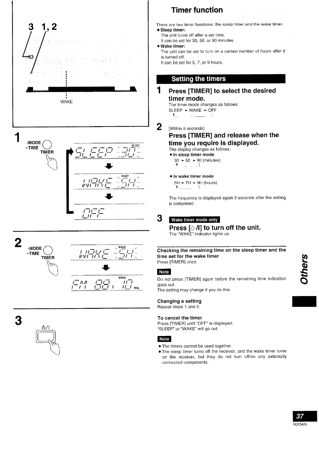 Panasonic SA-DX940 manual 