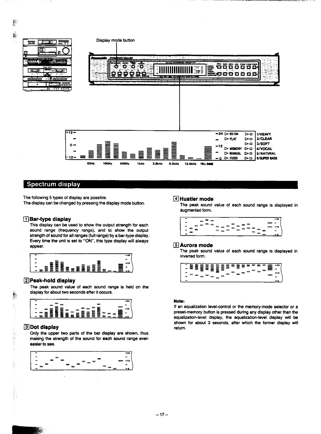 Panasonic SA-HD52 manual 