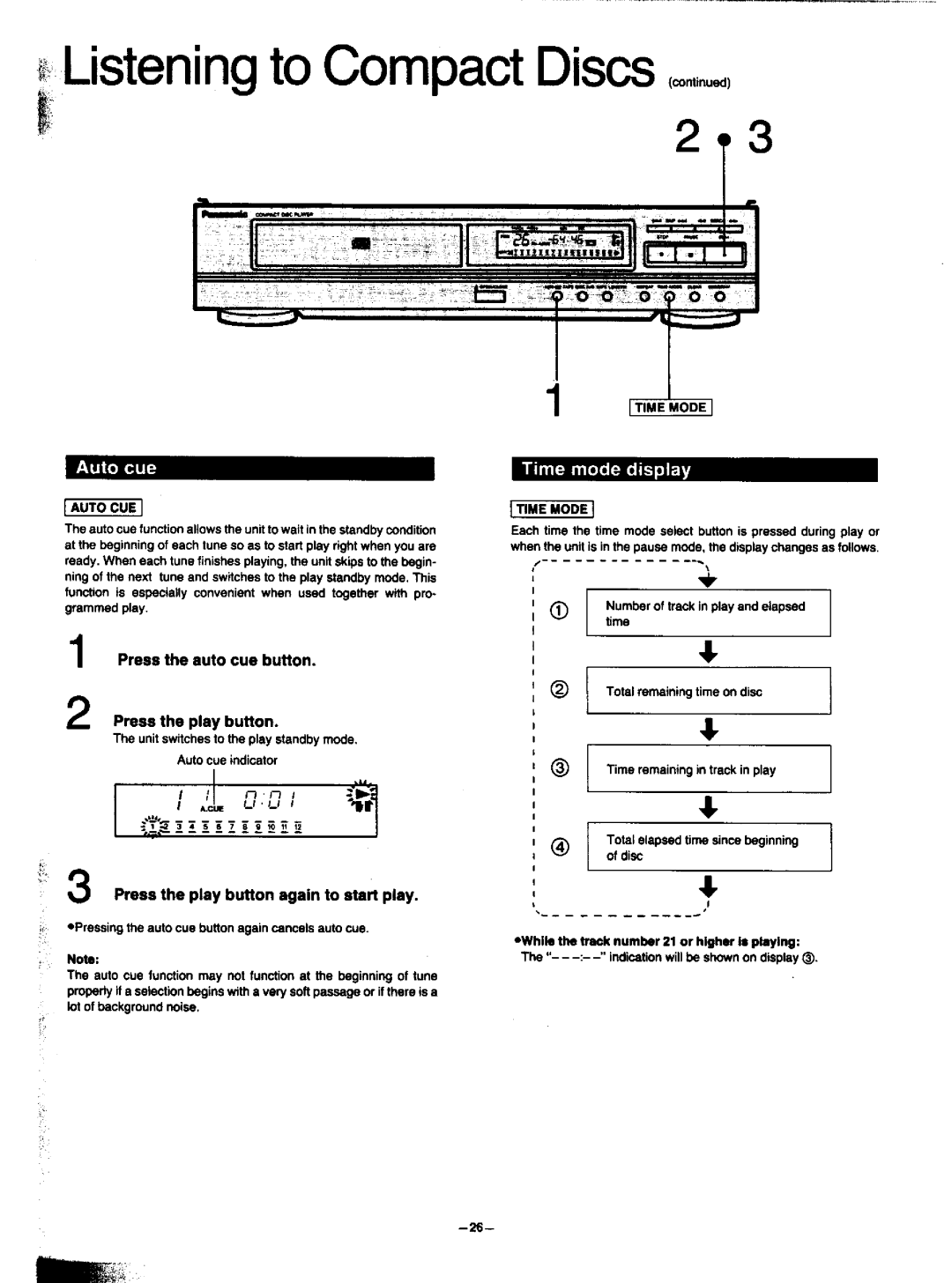 Panasonic SA-HD52 manual 