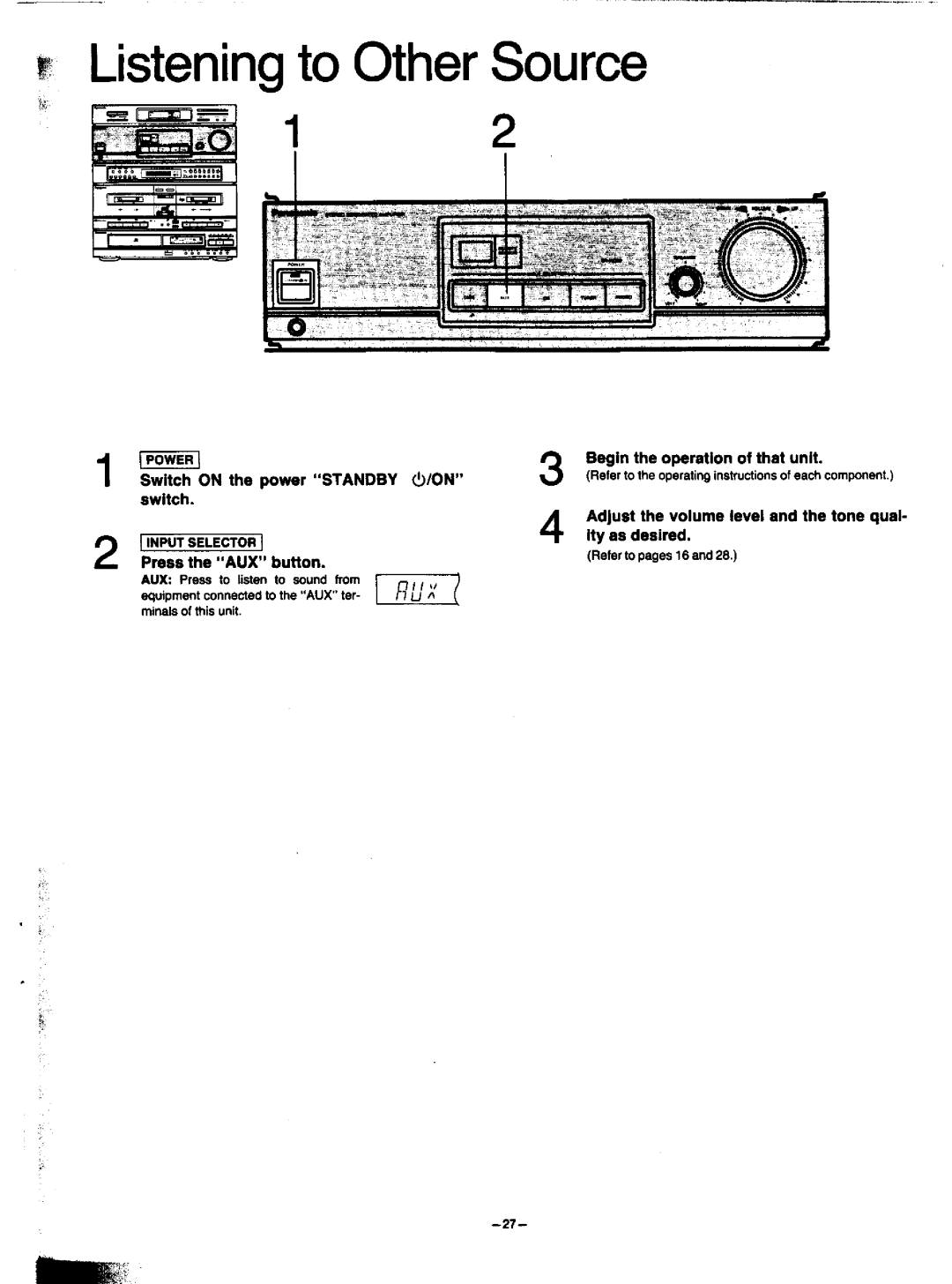 Panasonic SA-HD52 manual 