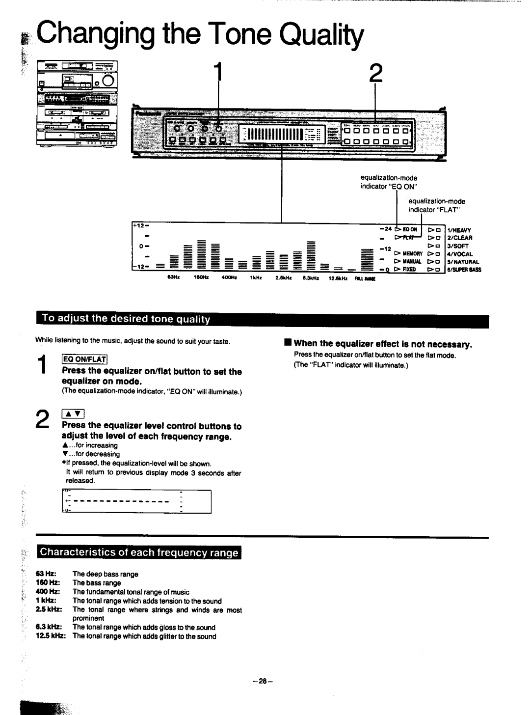 Panasonic SA-HD52 manual 