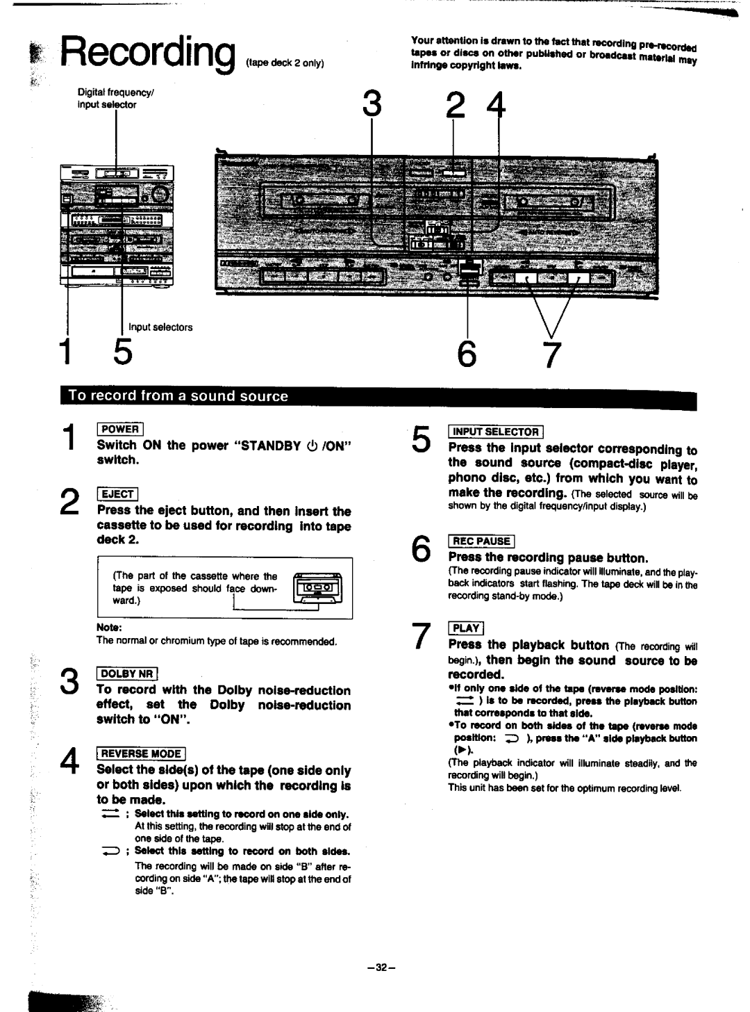 Panasonic SA-HD52 manual 