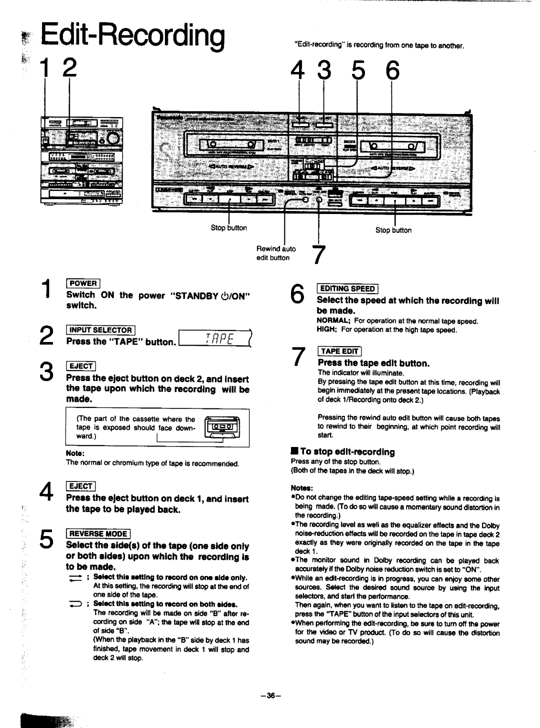 Panasonic SA-HD52 manual 