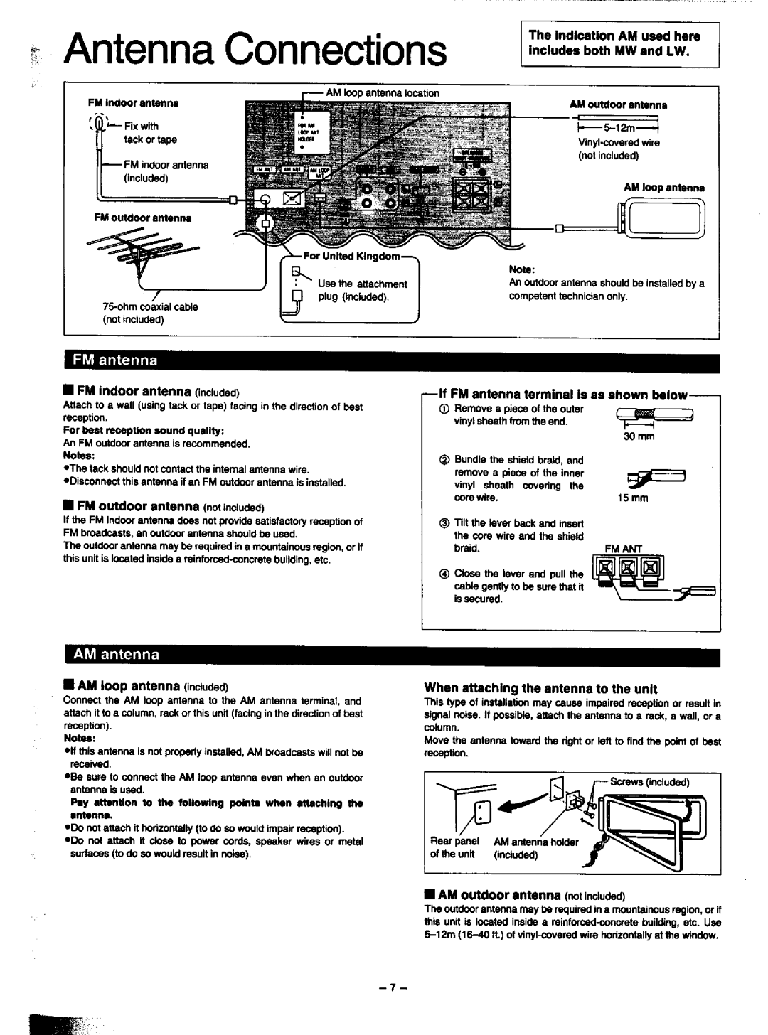 Panasonic SA-HD52 manual 