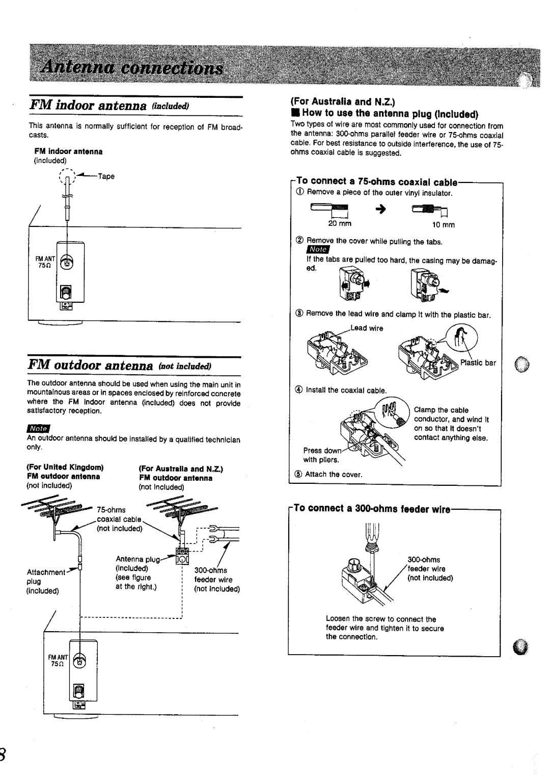 Panasonic SAGX390, SAGX690, SAGX490 manual 