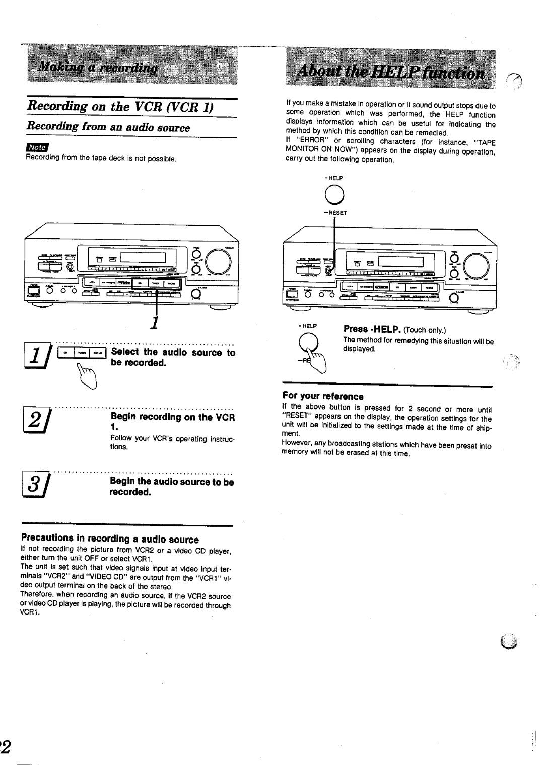 Panasonic SAGX490, SAGX690, SAGX390 manual 