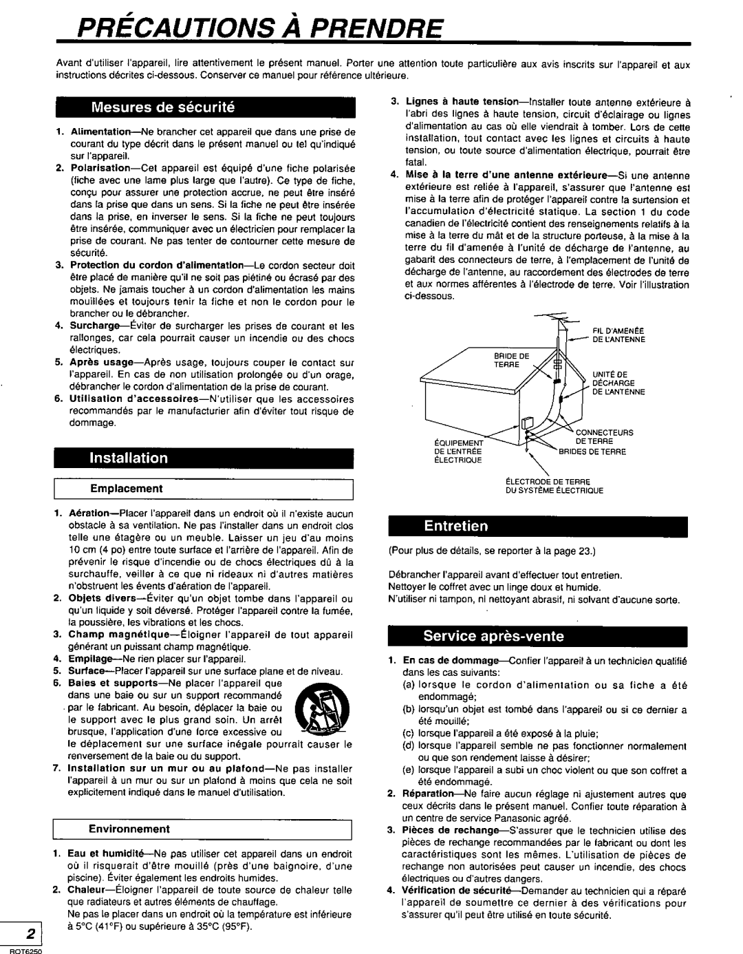 Panasonic SAHE200S, SA-HE200 manual 