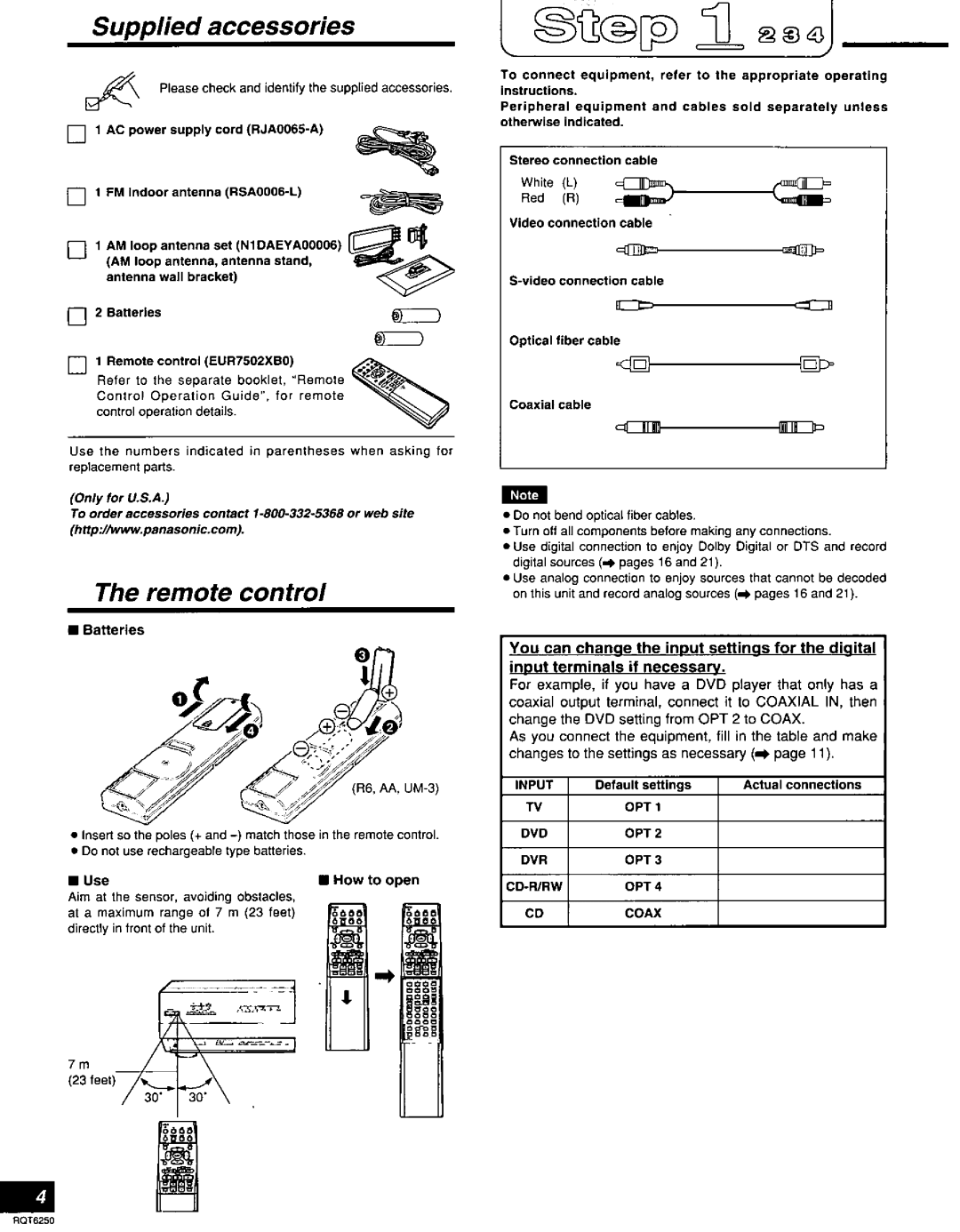 Panasonic SAHE200S, SA-HE200 manual 