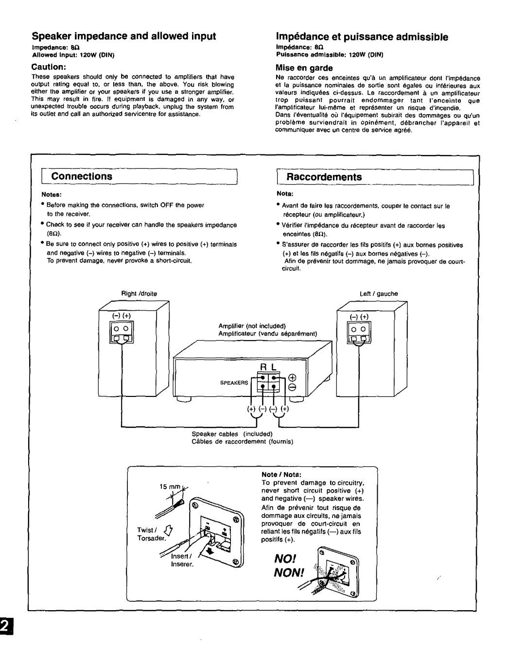 Panasonic SB-A286 manual 